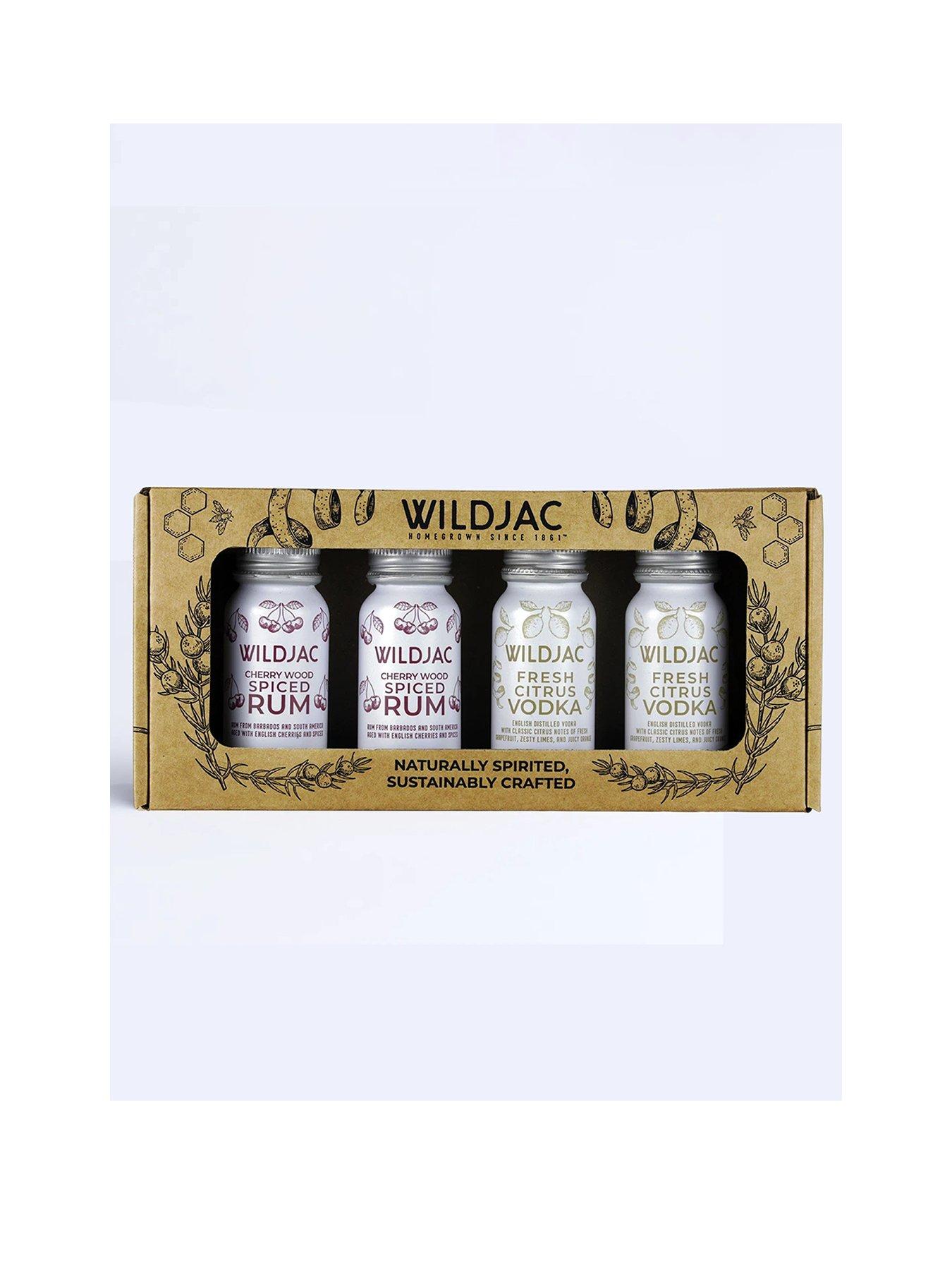 Product photograph of Wildjac Aluminium Rum And Vodka Gift Set 4 X 5cl from very.co.uk