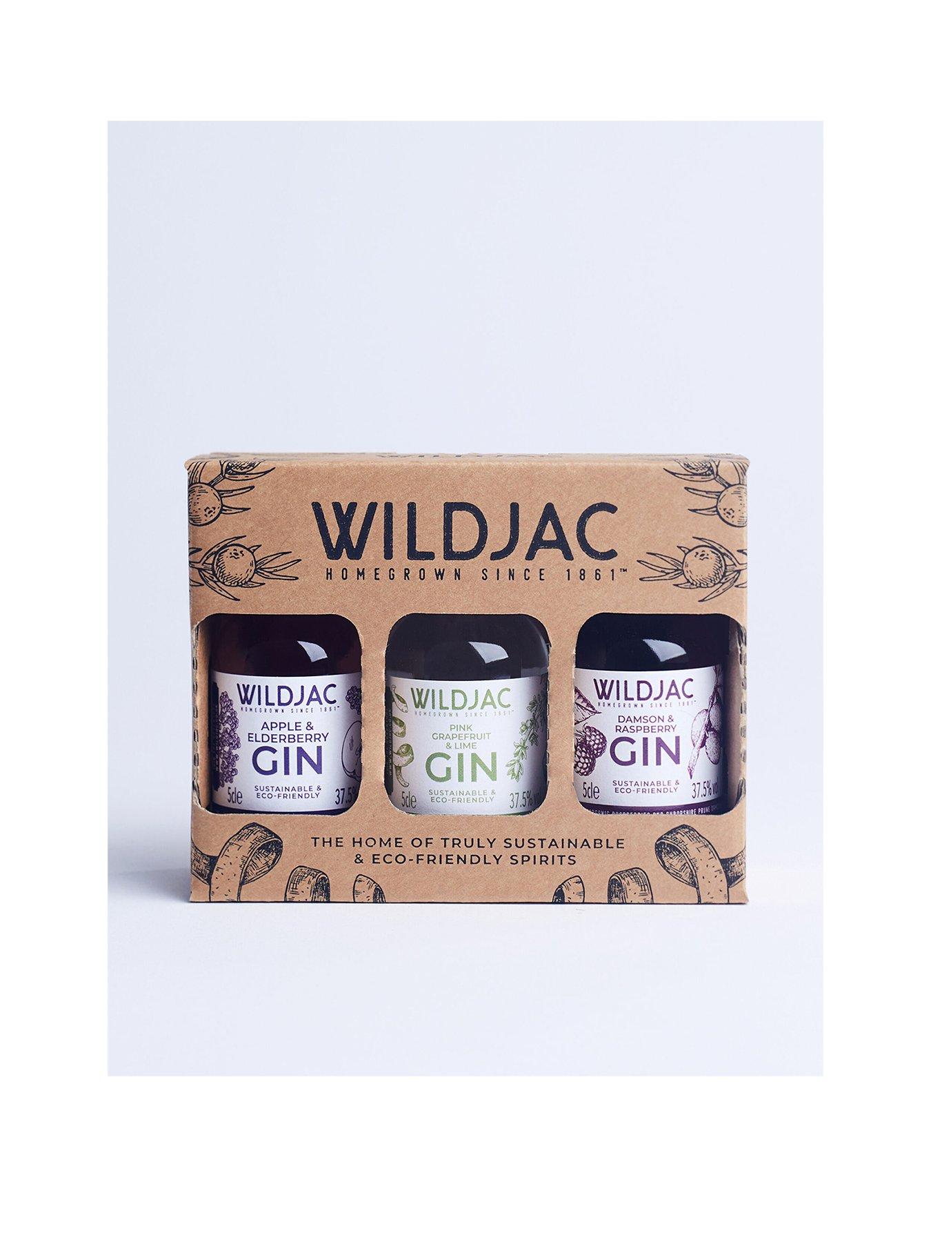 Product photograph of Wildjac Fruit Gin Collection Gift Box 3 X 5cl from very.co.uk