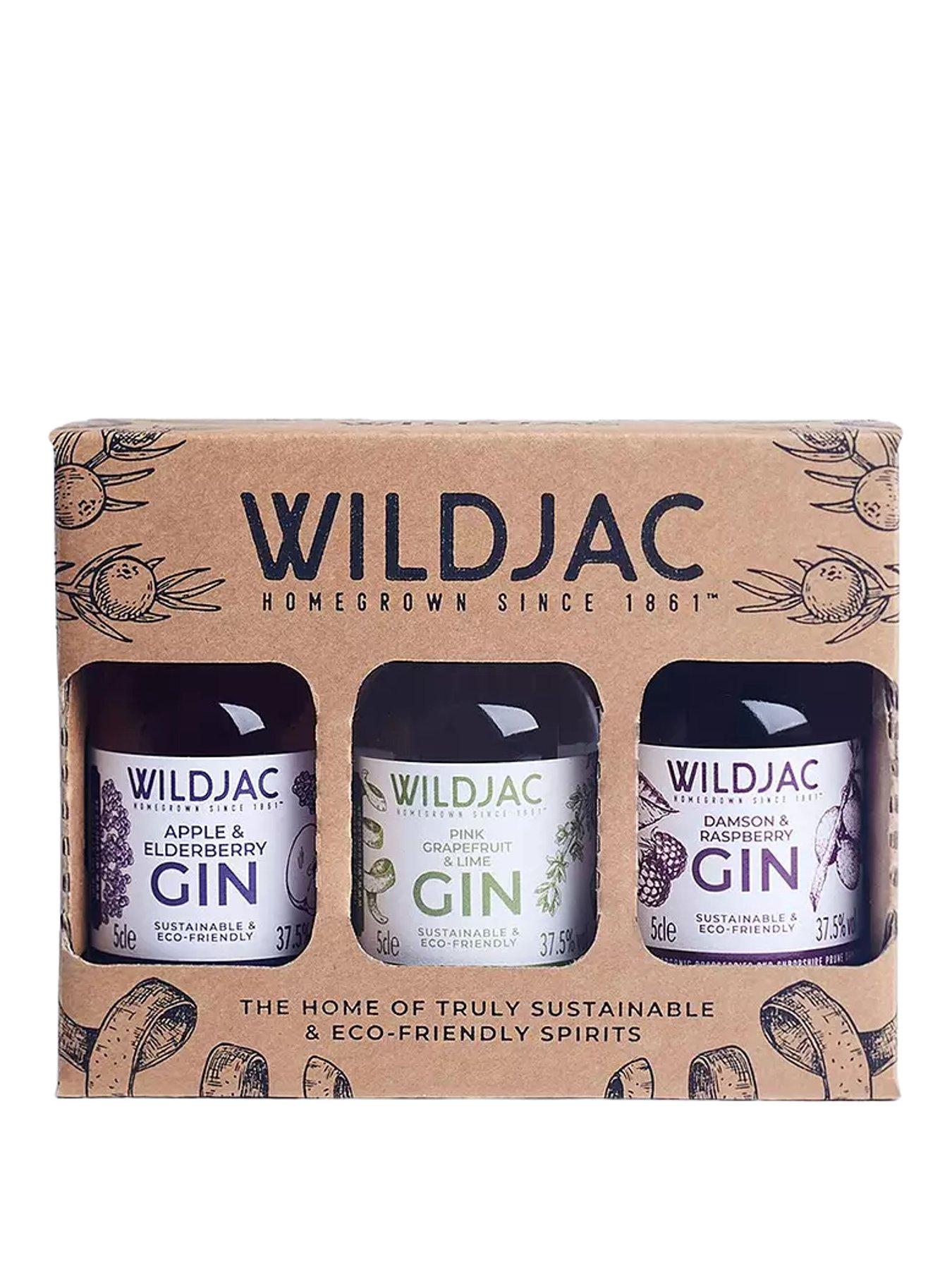 Wildjac Fruit Gin Collection Gift Box 3 x 5cl