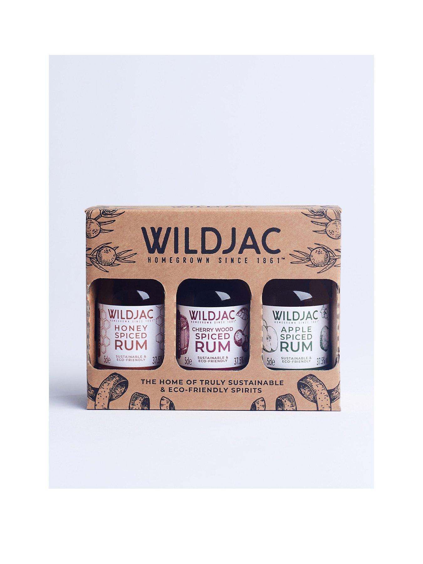 Product photograph of Wildjac Spiced Rum Collection Gift Box 3 X 5cl from very.co.uk