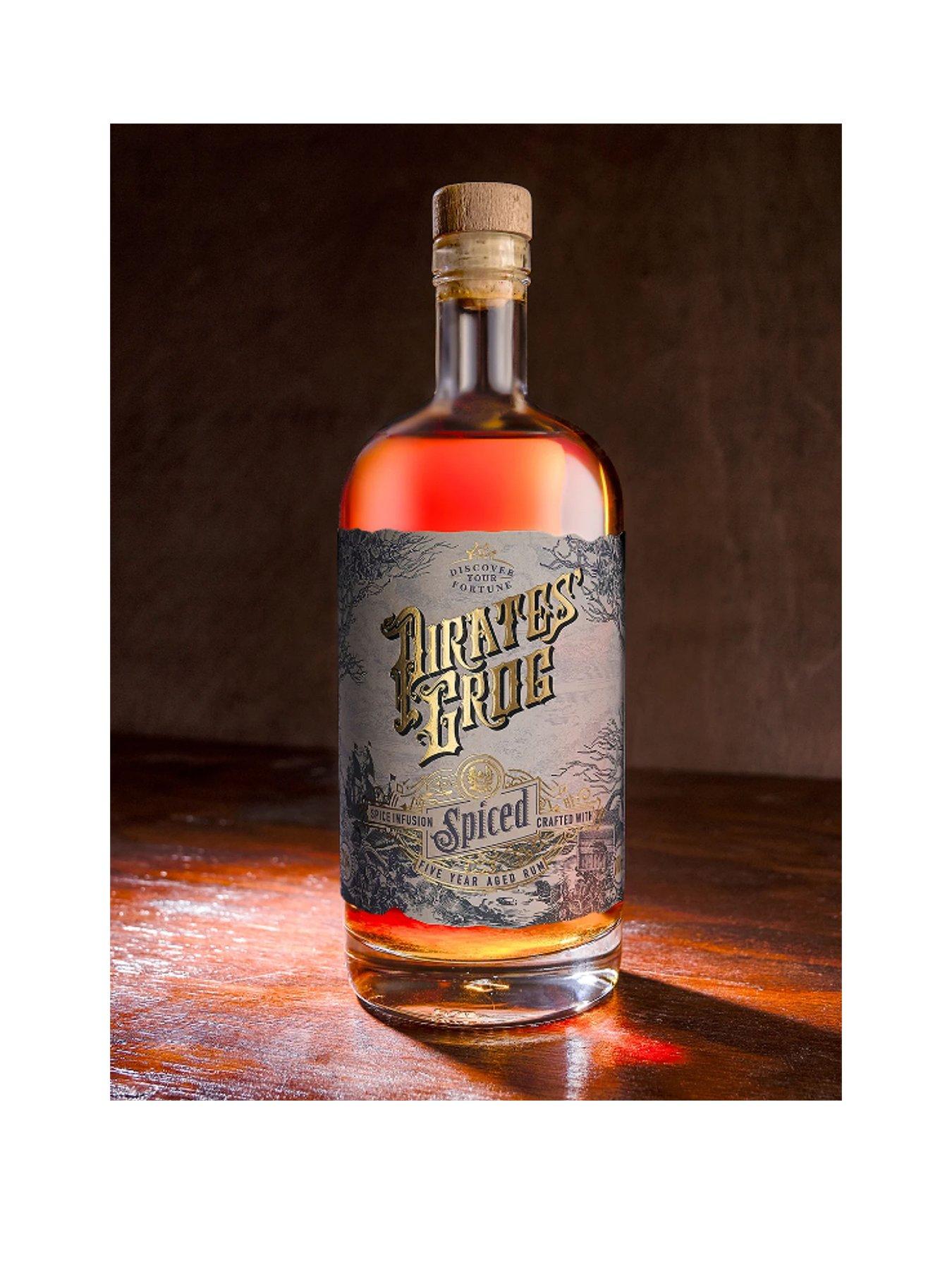 Product photograph of Pirate S Grog Spiced Rum 70cl Bottle from very.co.uk