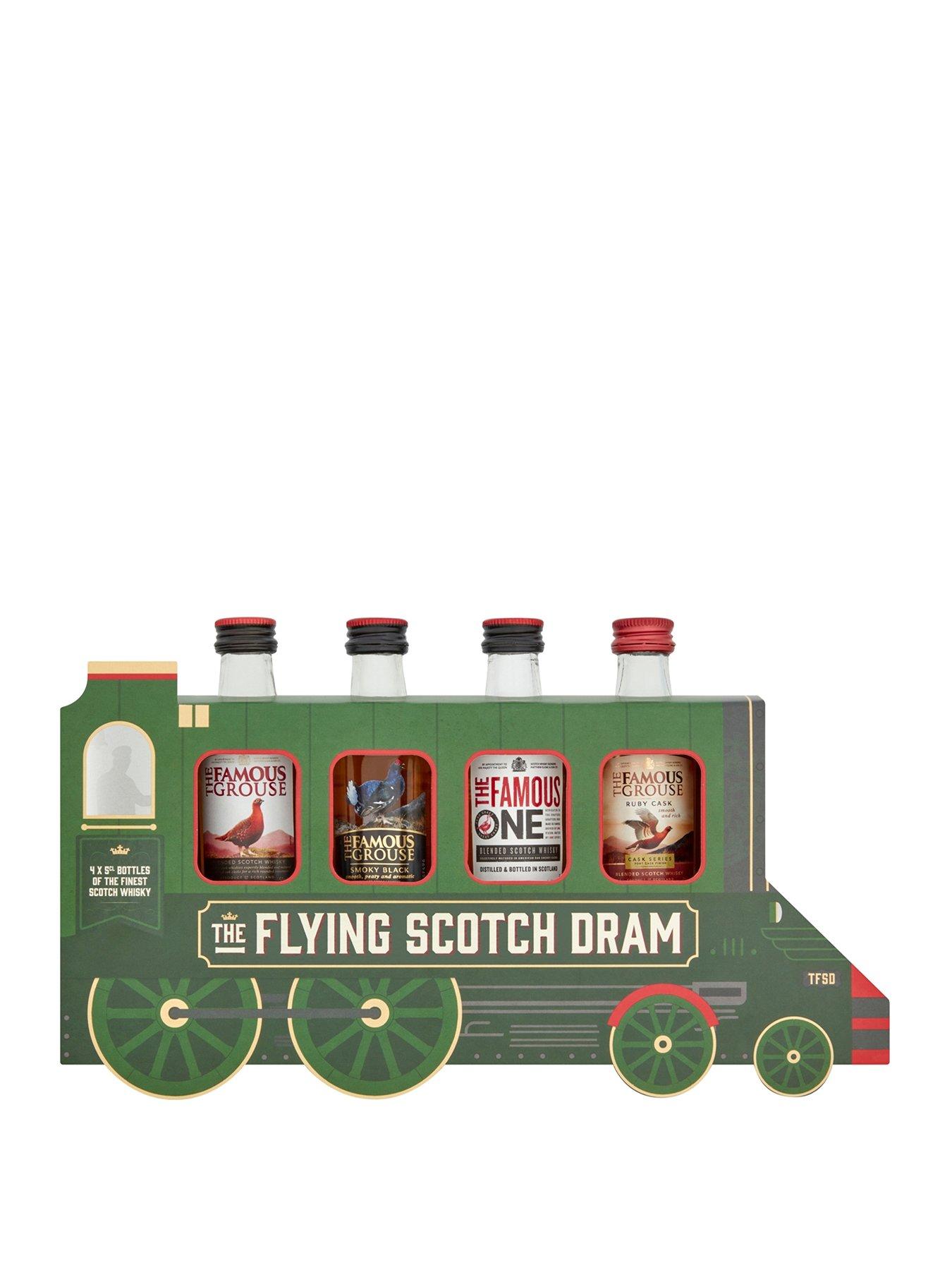 Product photograph of The Flying Scotch Dram Train - 4 X 5cl from very.co.uk