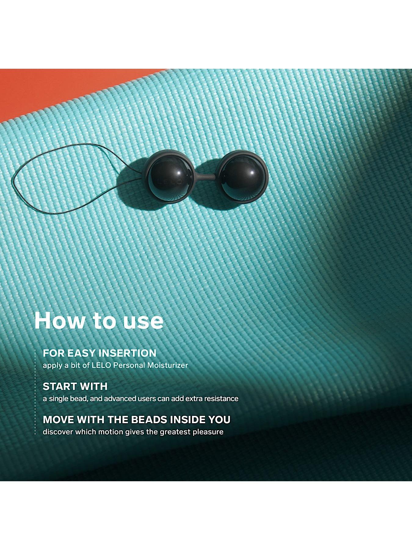 Image 6 of 6 of Lelo LUNA BEAD NOIR -&nbsp;Sensual Pleasures &amp; Fitness Combined