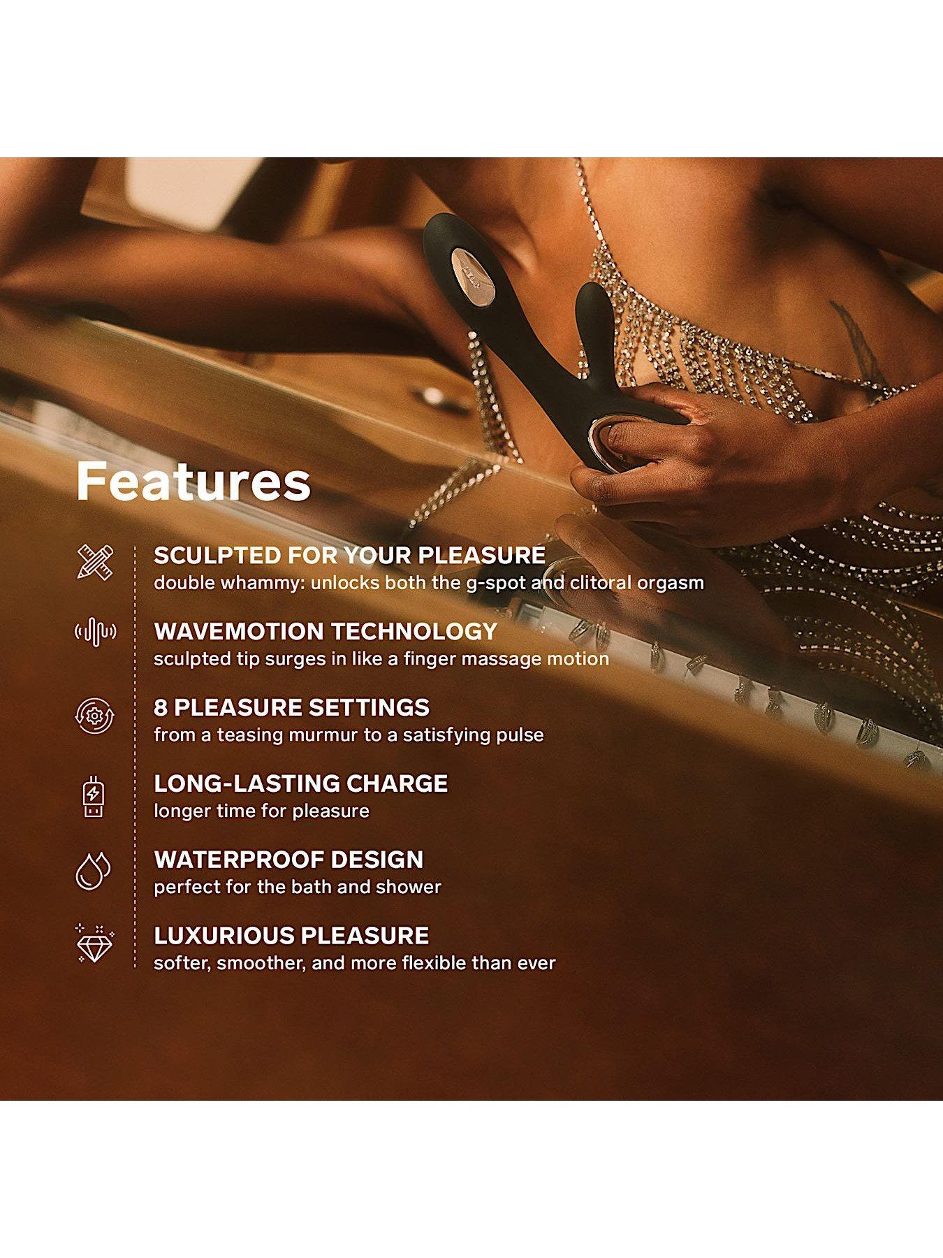 Lelo Soraya Wave - Luxurious Rabbit Massager, G-spot and Clitoral ...