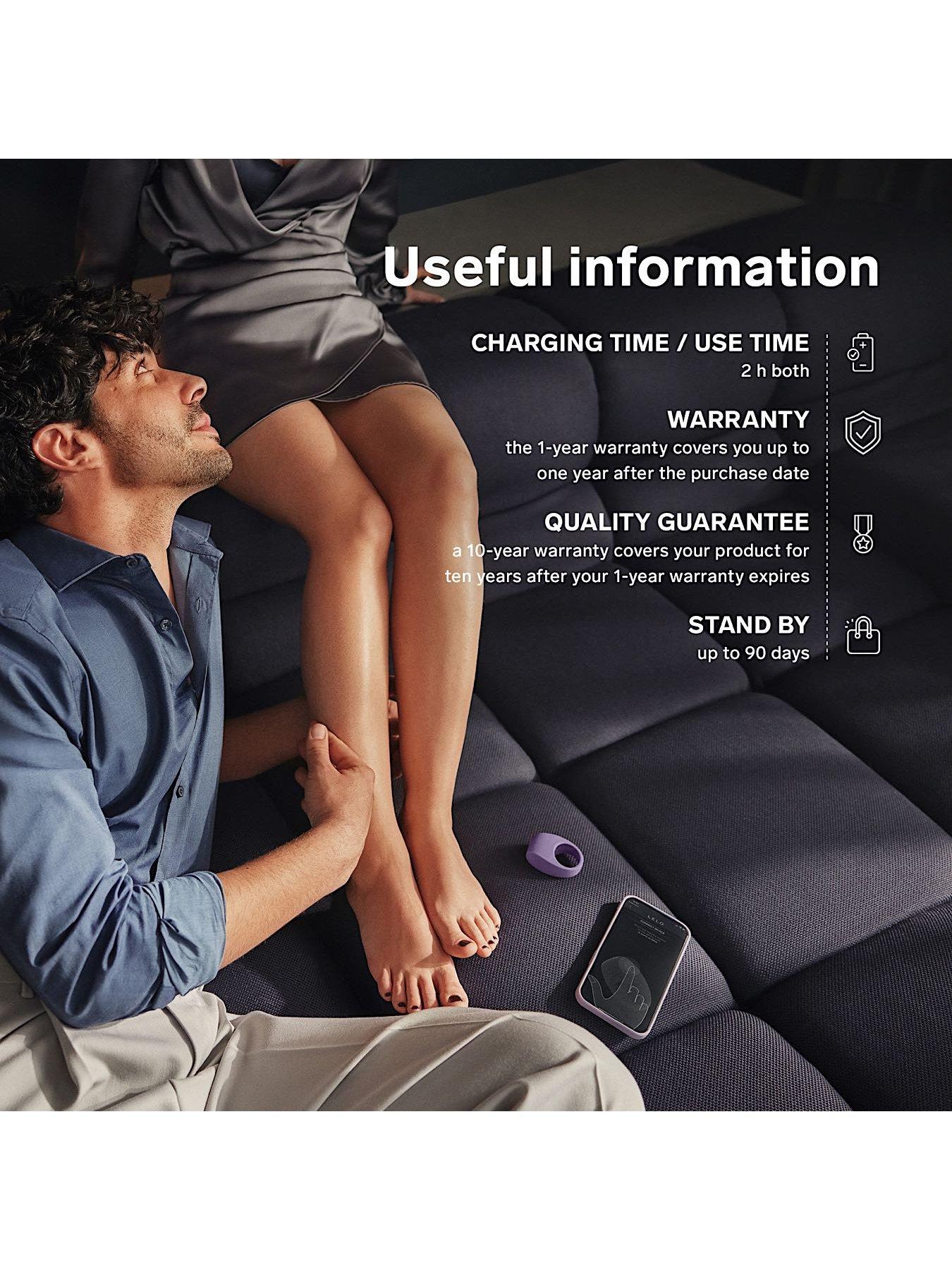 Image 5 of 7 of Lelo TOR 3&nbsp;Vibrating Couples Ring (Violet Dusk)