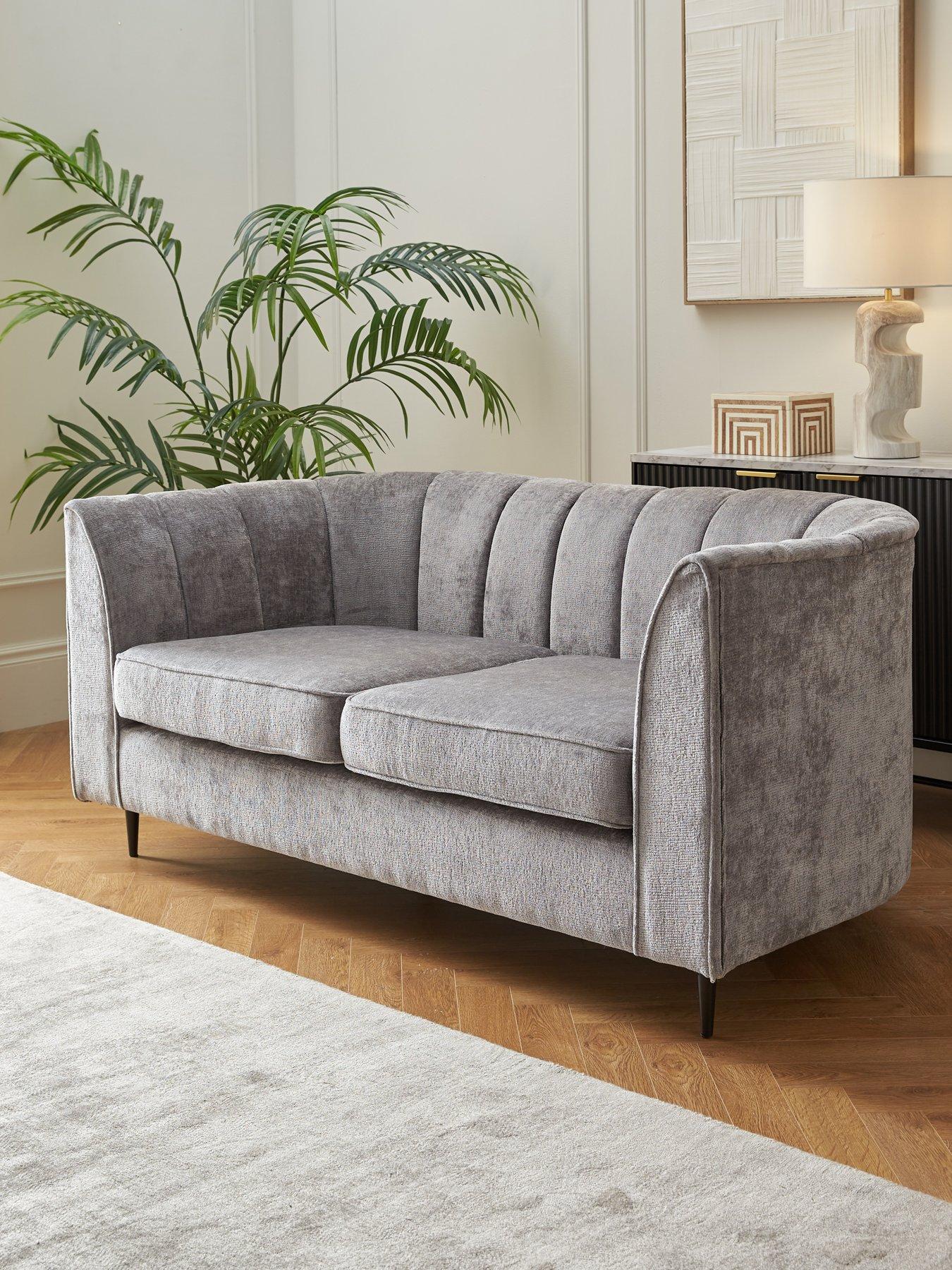 undefined Guild 2 Seater Fabric Sofa - Grey