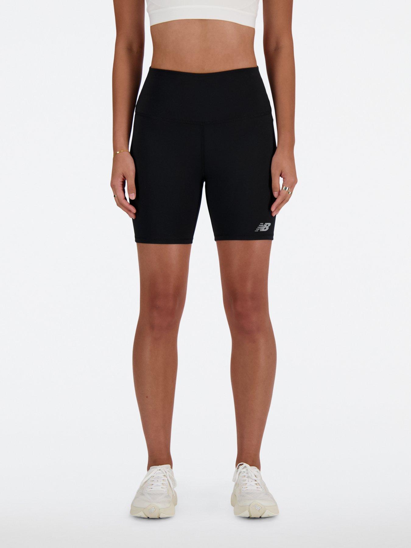 undefined Womens Running Nb Harmony High Rise 6in Shorts - Black