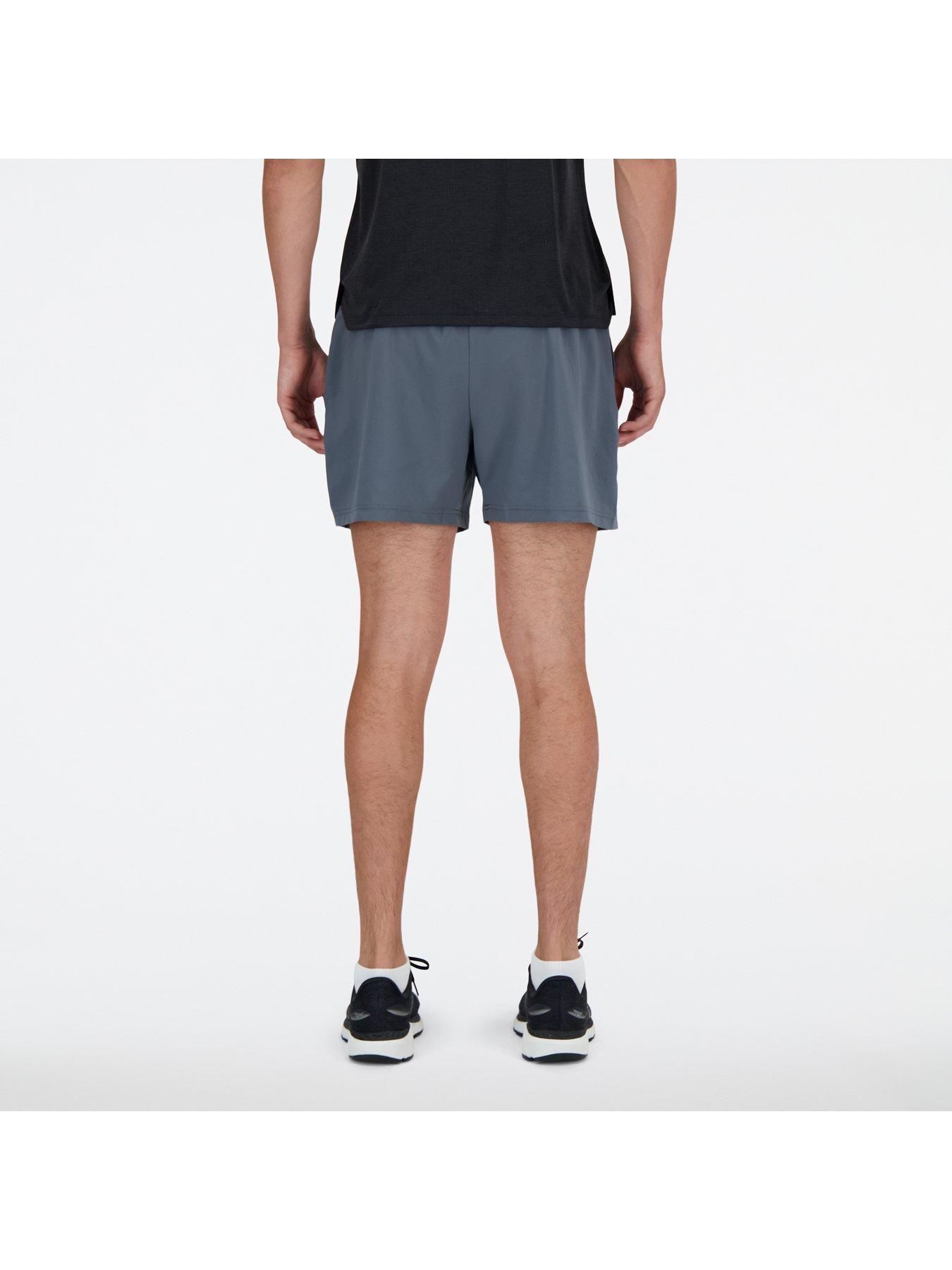 New Balance Men's Running Sport Essentials Inch Shorts Grey Very