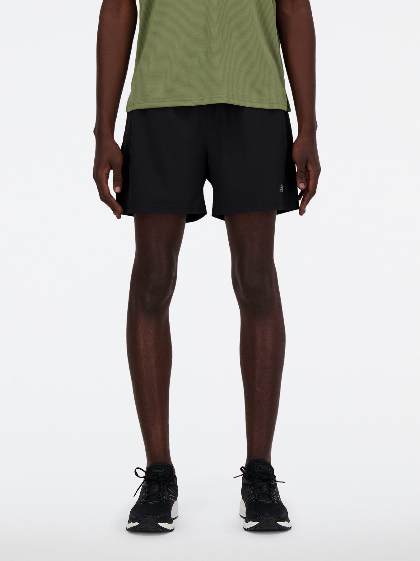 undefined Men's Running Sport Essentials Lined 5 Inch Shorts - Black