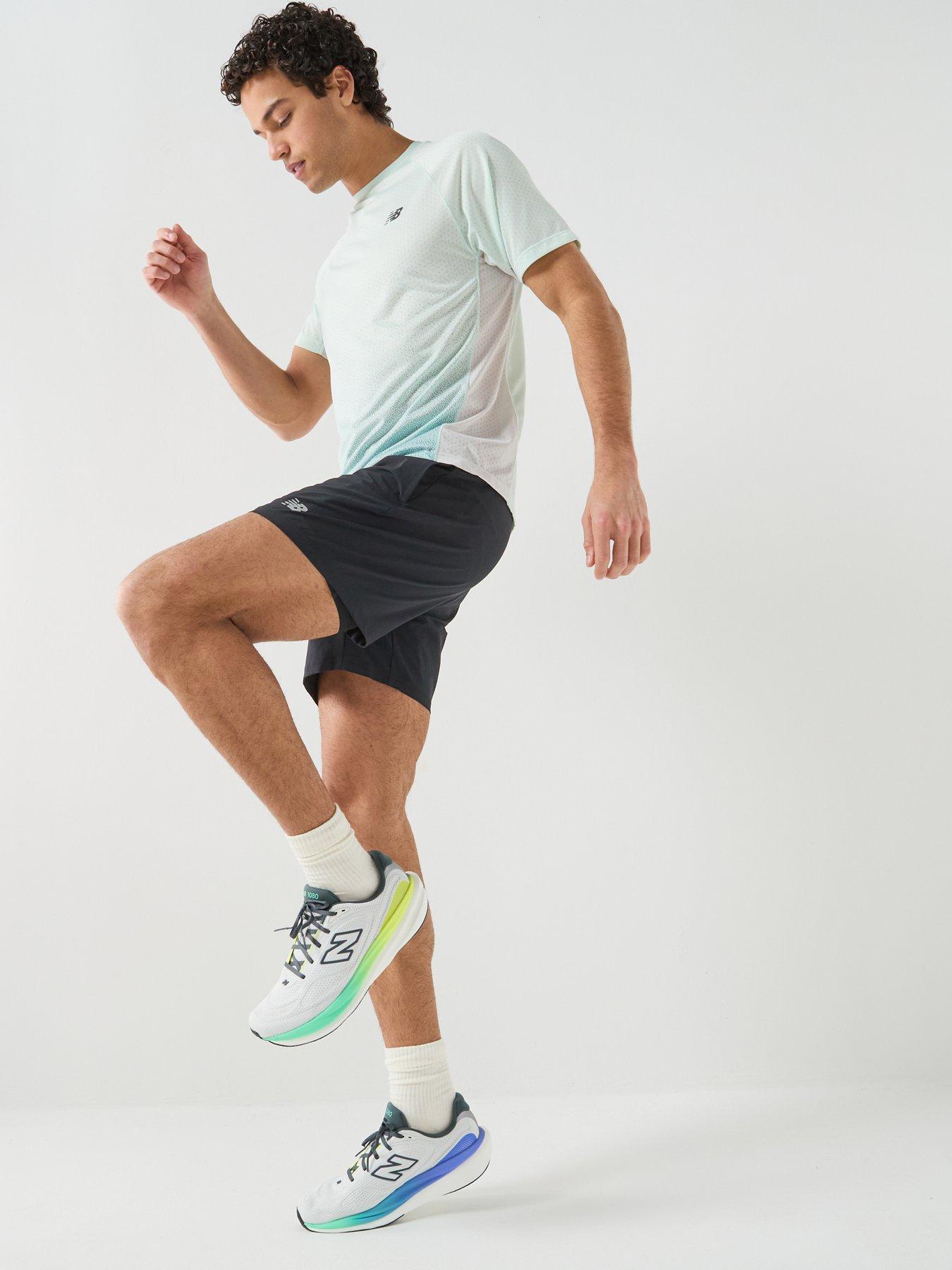Image 5 of 6 of New Balance Men's Running Sport Essentials Lined 5 Inch Shorts - Black