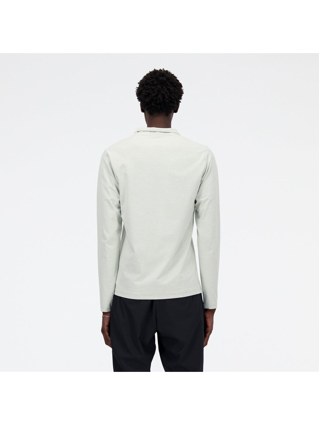 Image 2 of 5 of New Balance Men's Running Space Dye 1/4 Zip - Grey