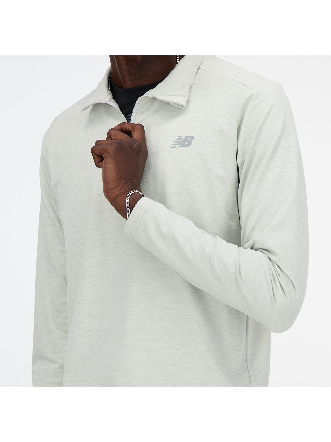 Image 5 of 5 of New Balance Men's Running Space Dye 1/4 Zip - Grey