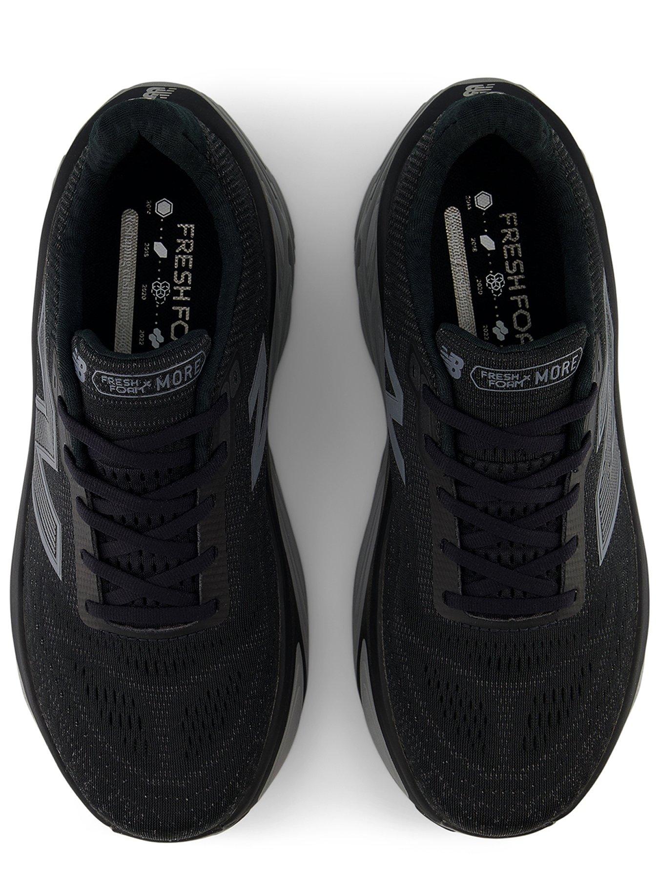 Image 4 of 7 of New Balance Mens Running Fresh Foam X More V5 Trainers - Black