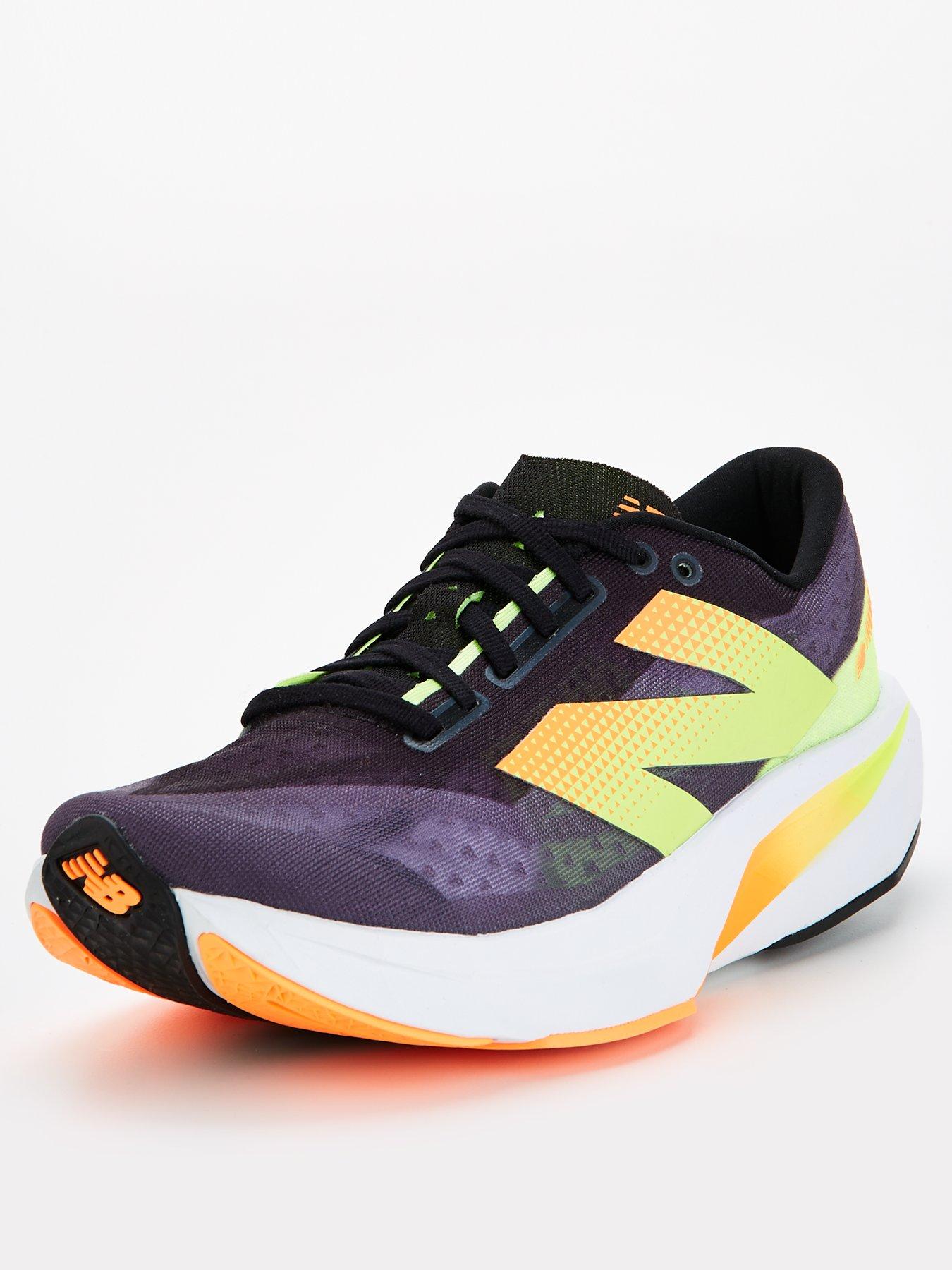 New Balance Mens Running Fuelcell Rebel V4 Trainers Black Very