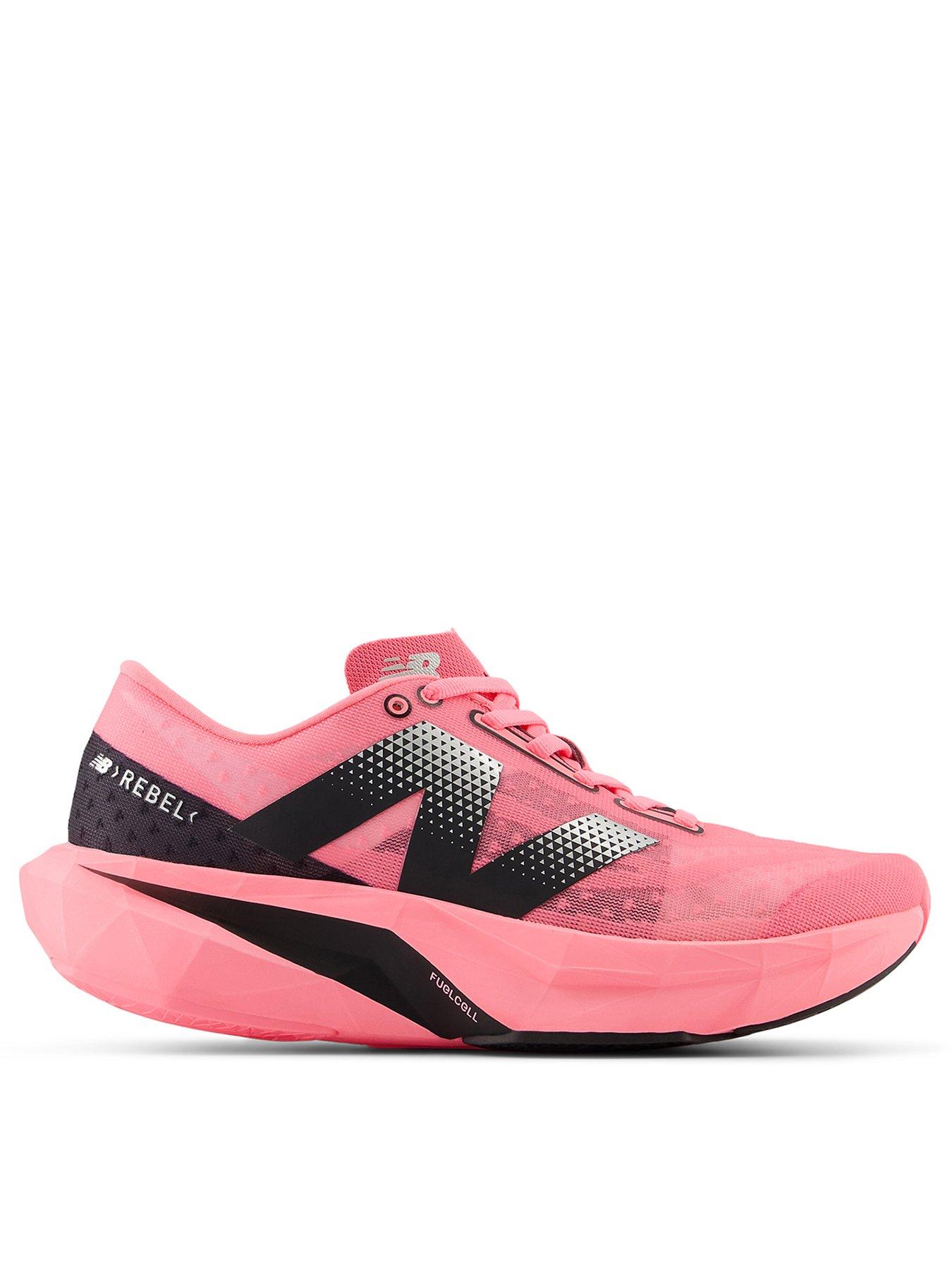 New Balance Womens Running FuelCell Rebel v4 Trainers Pink Very