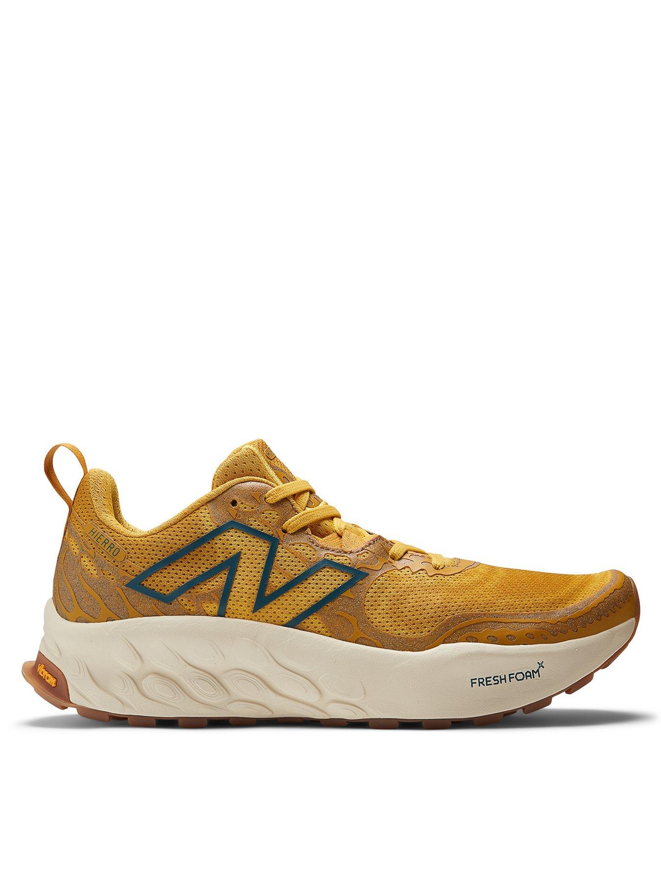 undefined Mens Trail Running Fresh Foam X Hierro V8 Trainers - Yellow