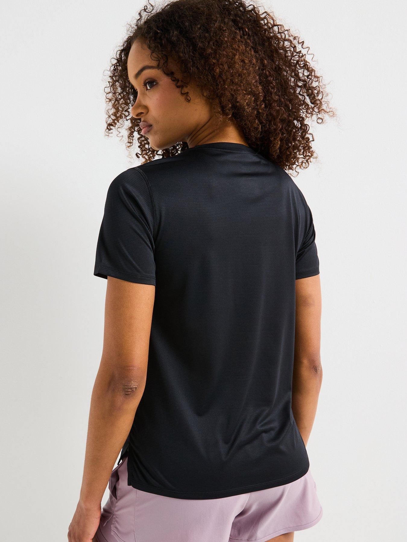 New Balance Womens Running Sport Essentials T-shirt Black Very