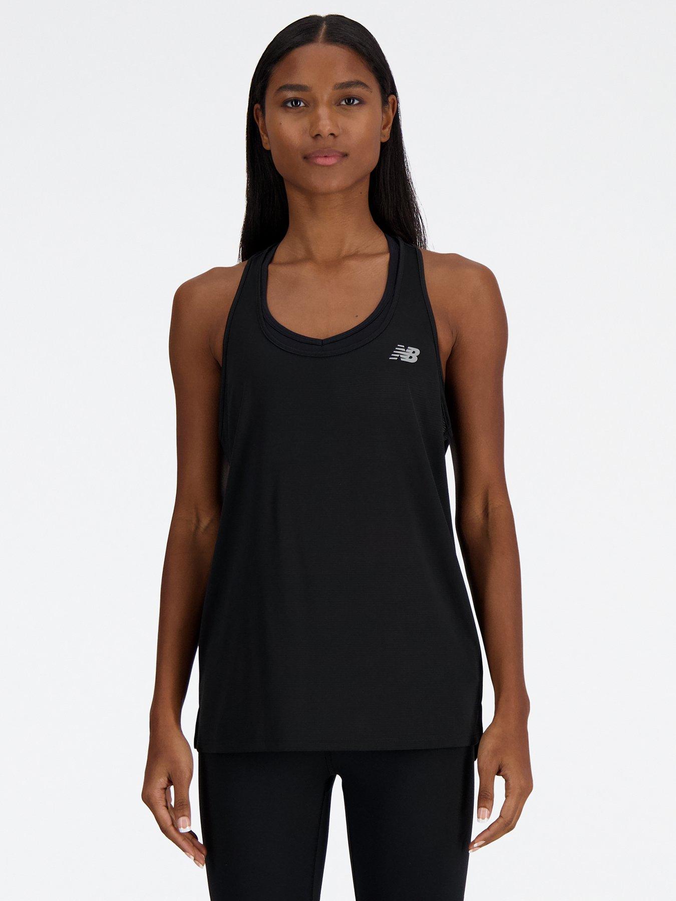 New Balance Womens Running Sport Essentials Tank - Black