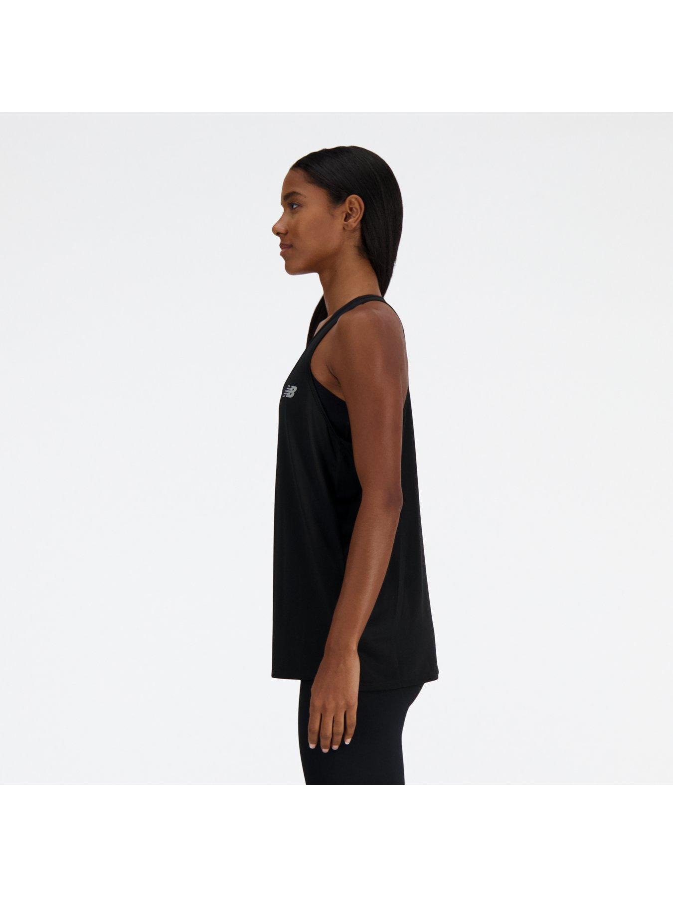 Image 3 of 4 of New Balance Womens Running Sport Essentials Tank - Black