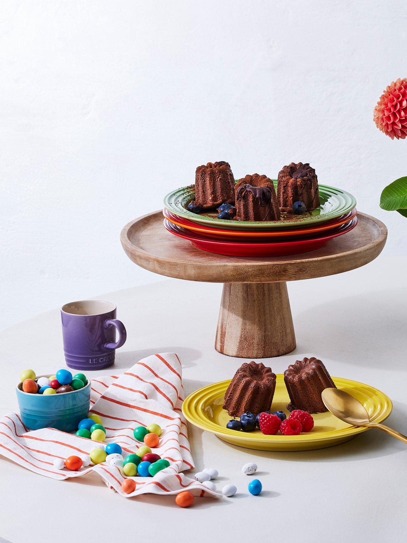 undefined Set of 6 Rainbow Side Plates