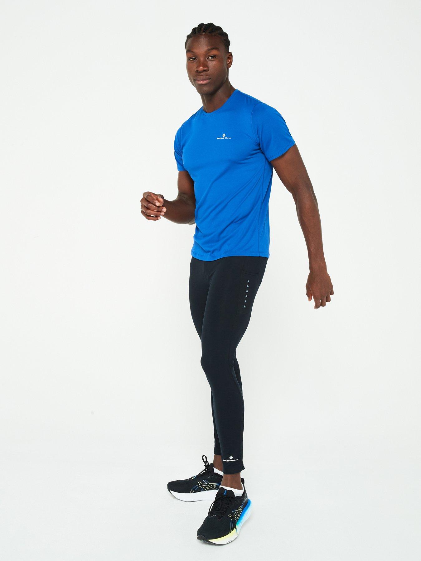 Image 3 of 6 of Ronhill Mens Core Running Short Sleeved Tee -Blue