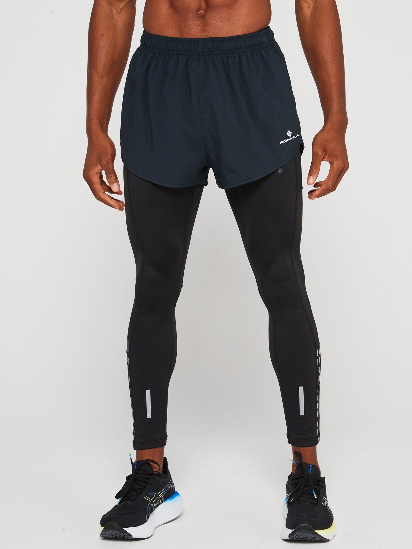 undefined Mens  Core Racer Running Short-Black