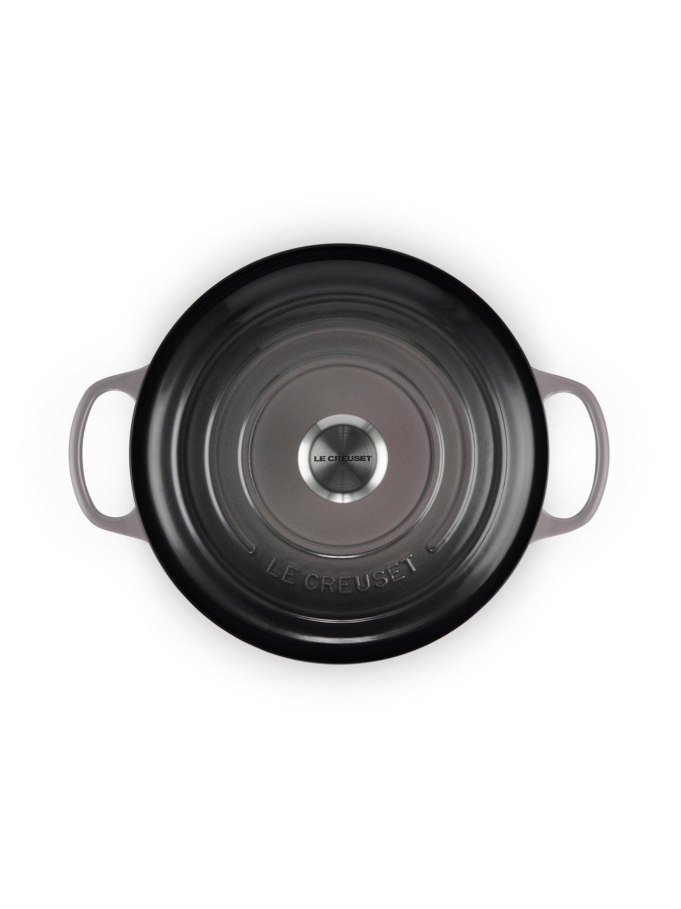 Image 4 of 7 of Le Creuset Cast Iron Round 26 cm Casserole in Grey