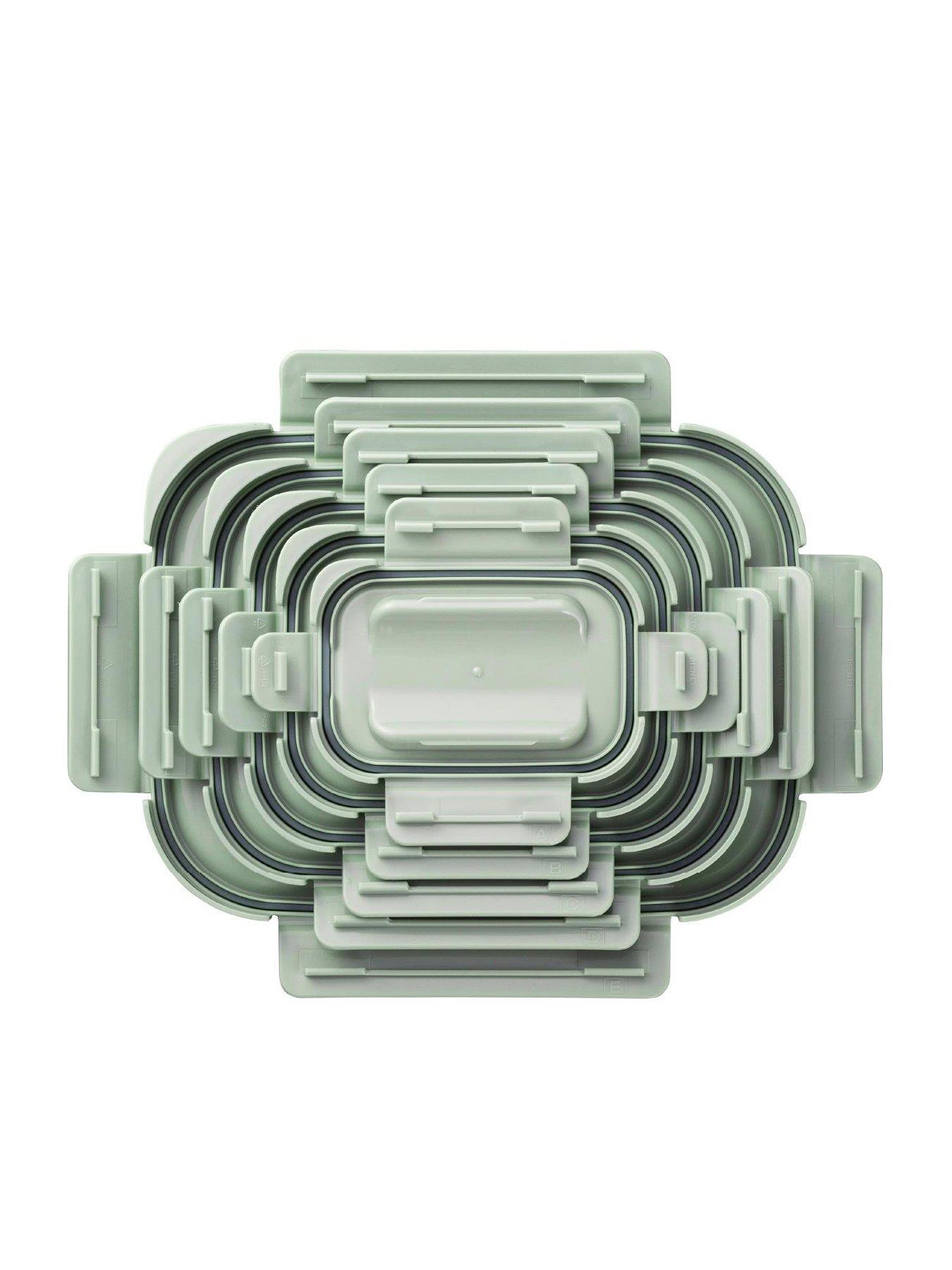 Image 6 of 6 of Lock and Lock Locknlock Nestnlock 3pc Set - 500ml / 920ml / 1.6l - With Interlocking Lids For Easy Stacking