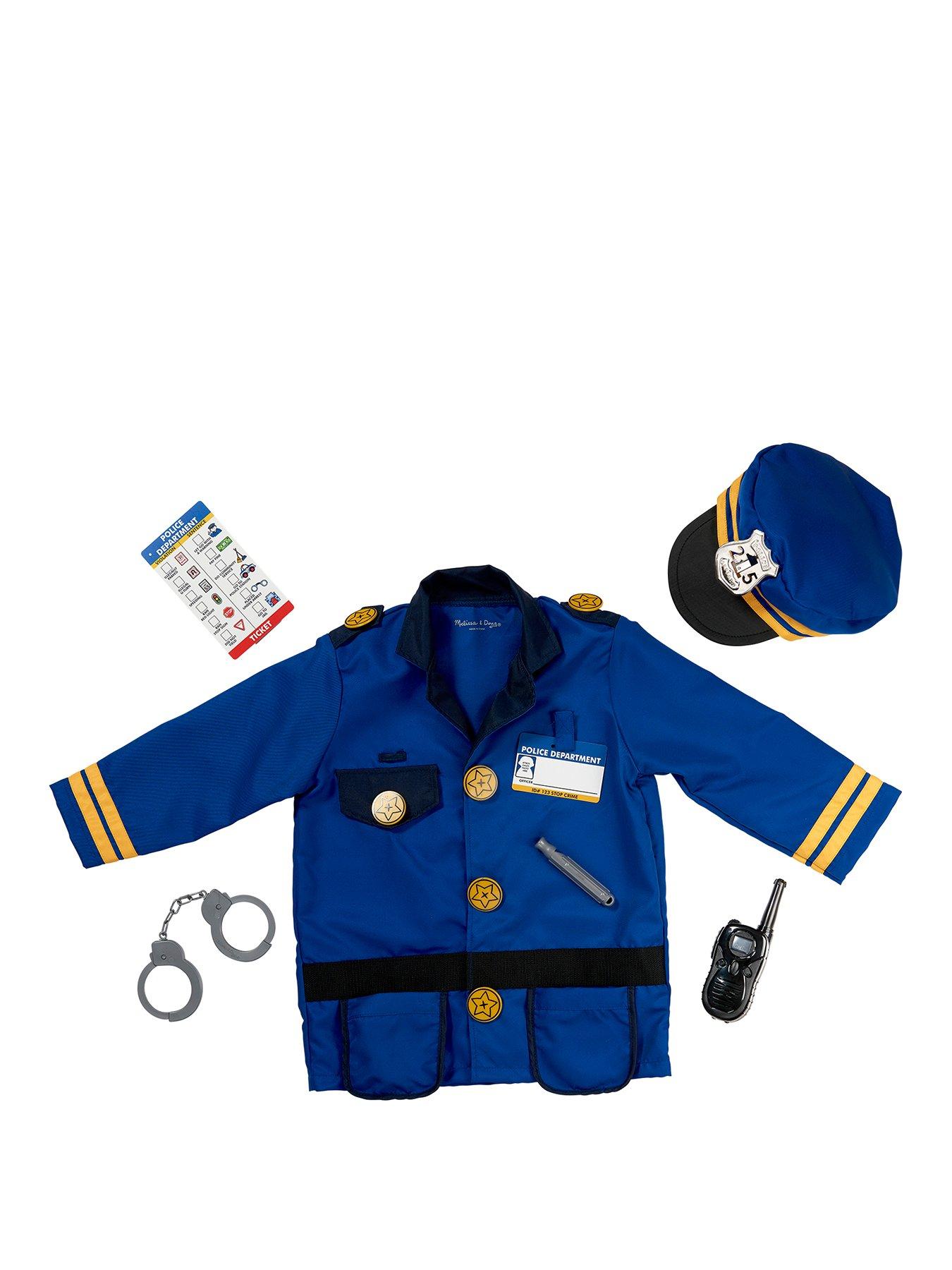 Melissa & Doug Police Officer Costume Role Play Set