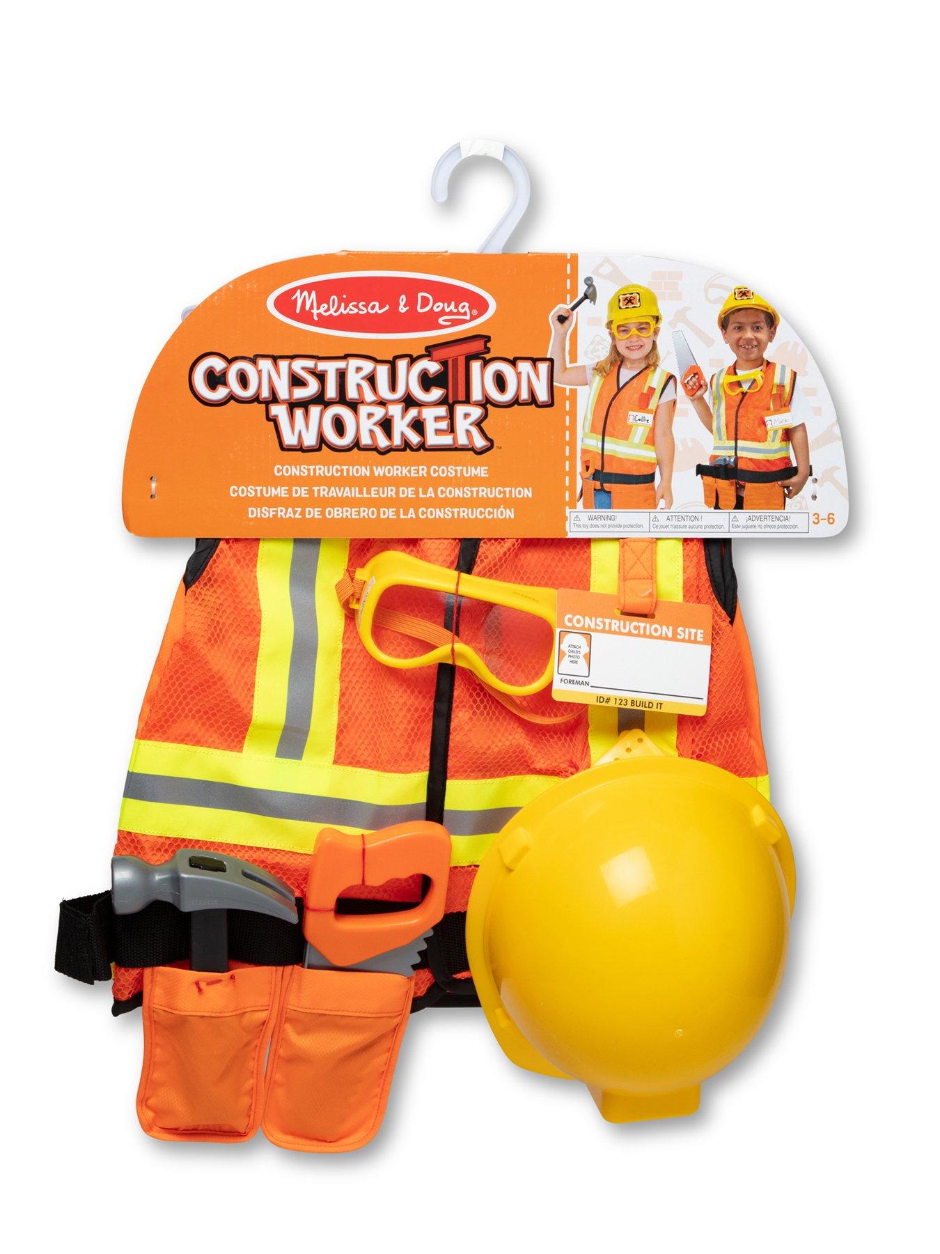 Melissa Doug Construction Worker Role Play Set