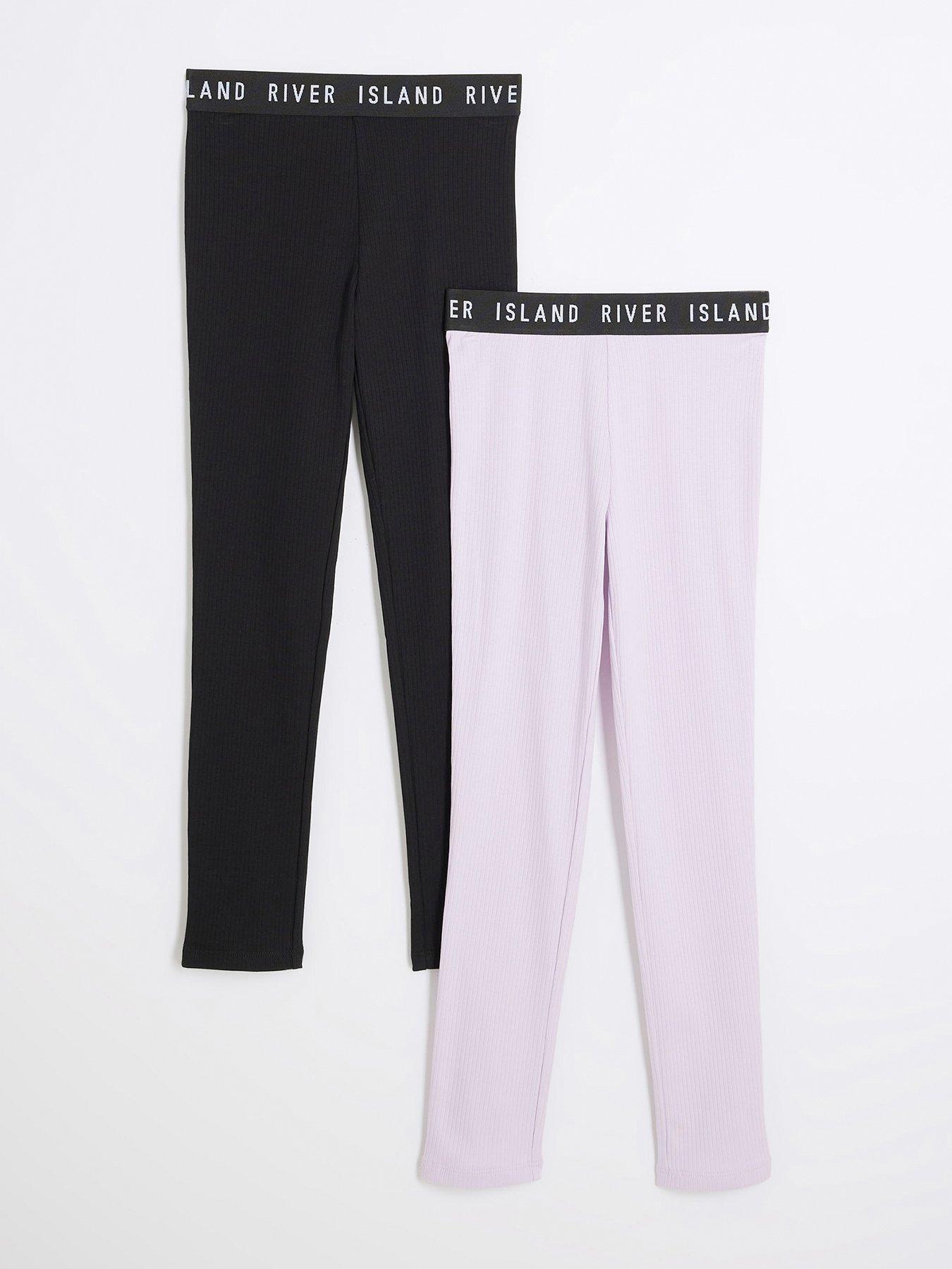 undefined Girls Ri Waistband Leggings - Purple