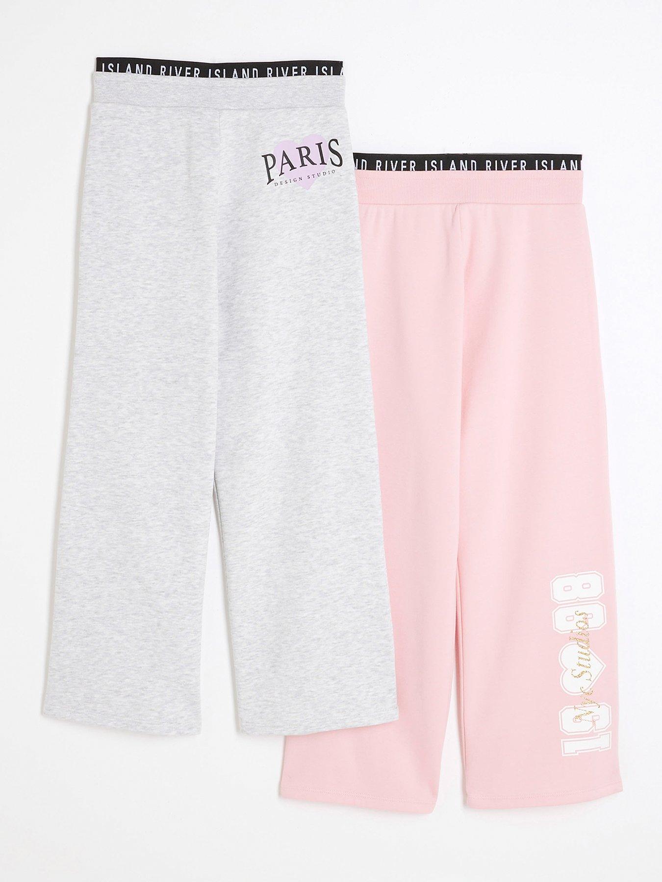undefined Girls Ri Waistband Joggers - Pink