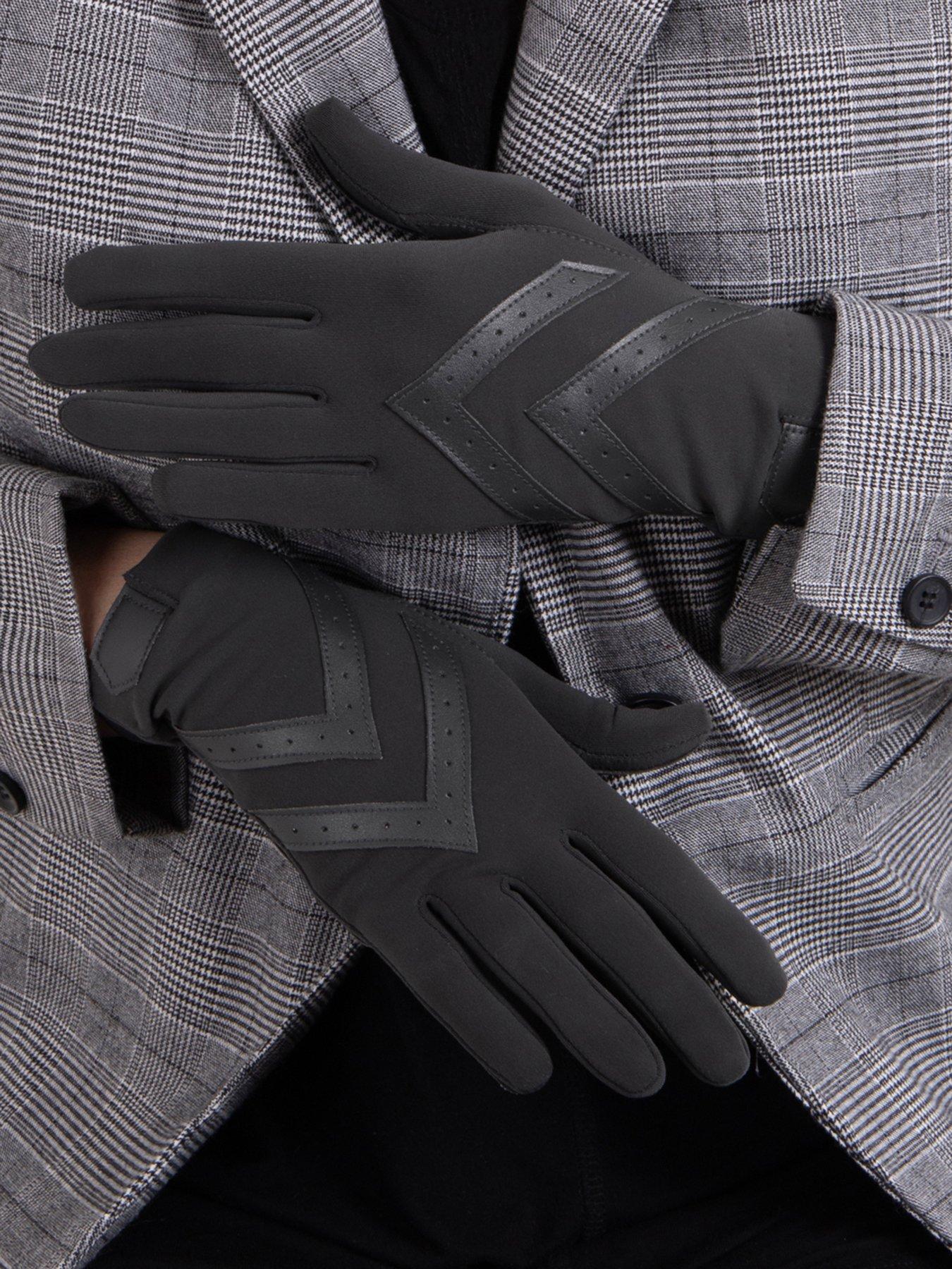Image 2 of 2 of TOTES Isotoner Original Stretch Gloves - Charcoal