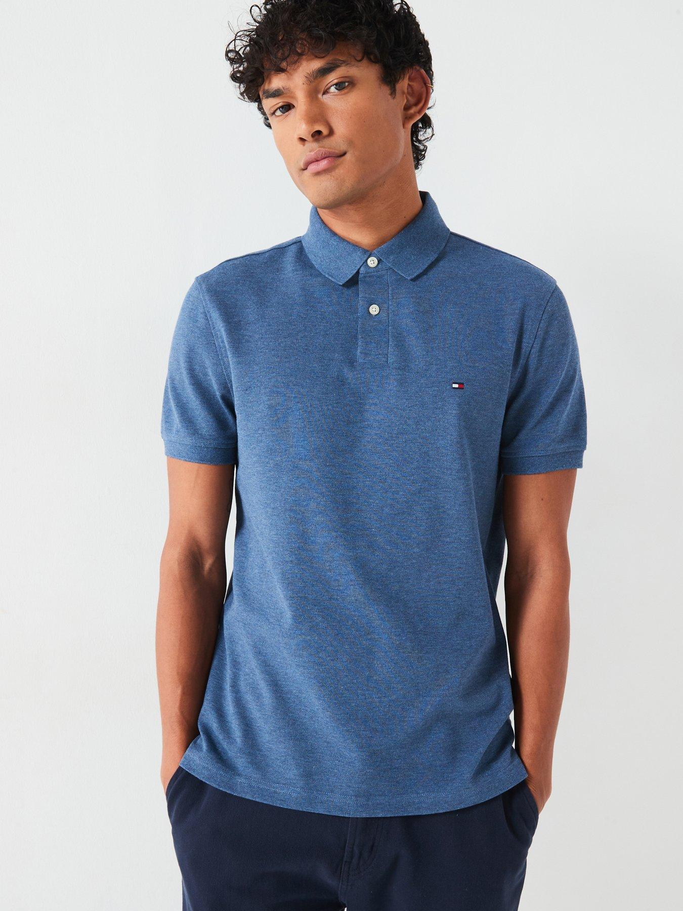 Tommy Hilfiger 1985 Regular Fit Polo Shirt - Blue, Blue, Size S, Men