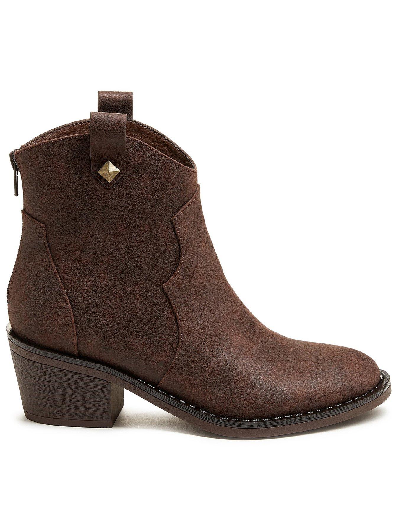 Rocket Dog Yolanda Ankle Boots - Chocolate