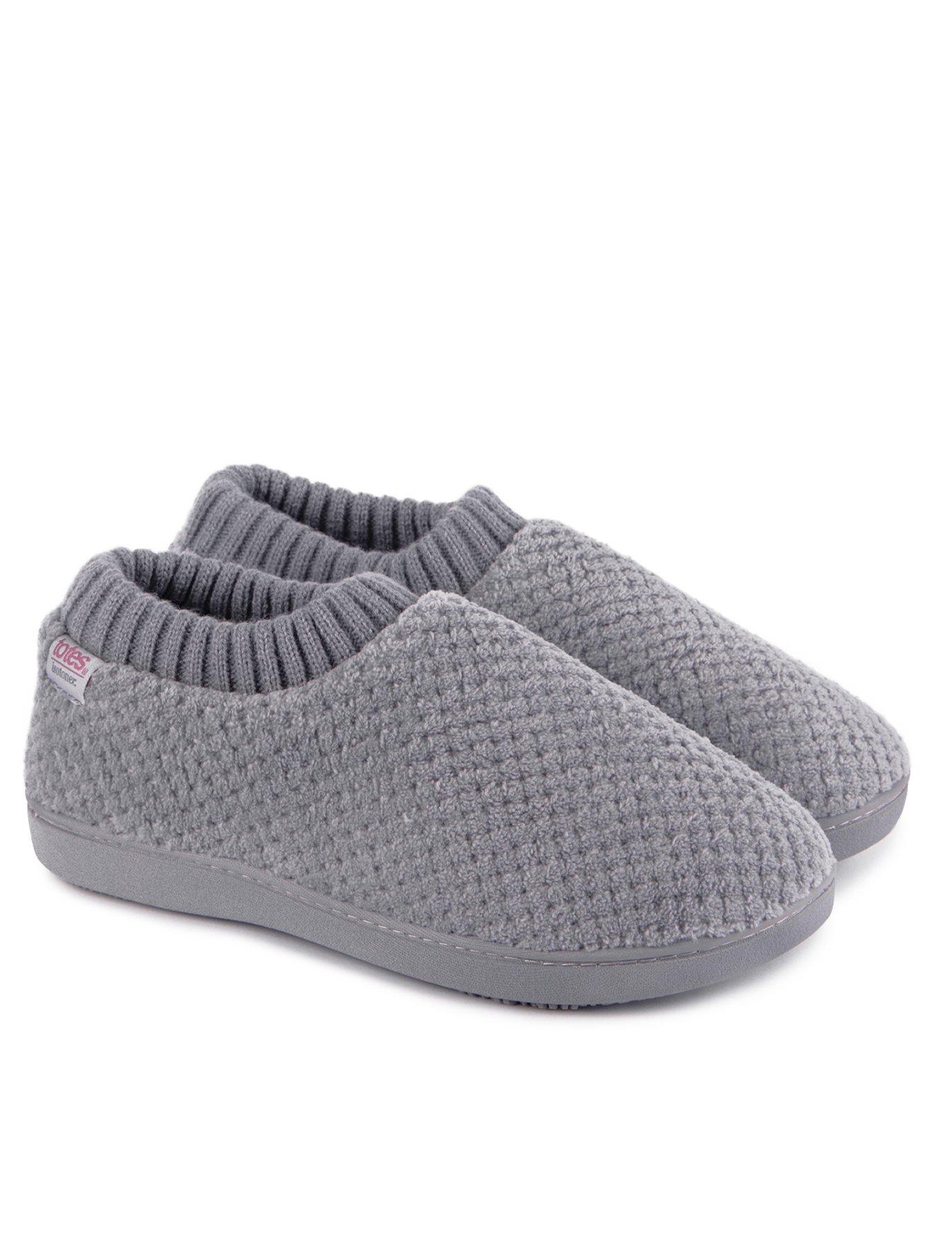 Isotoner Ladies Popcorn Open Toe Slippers, Pantuflas Mujer