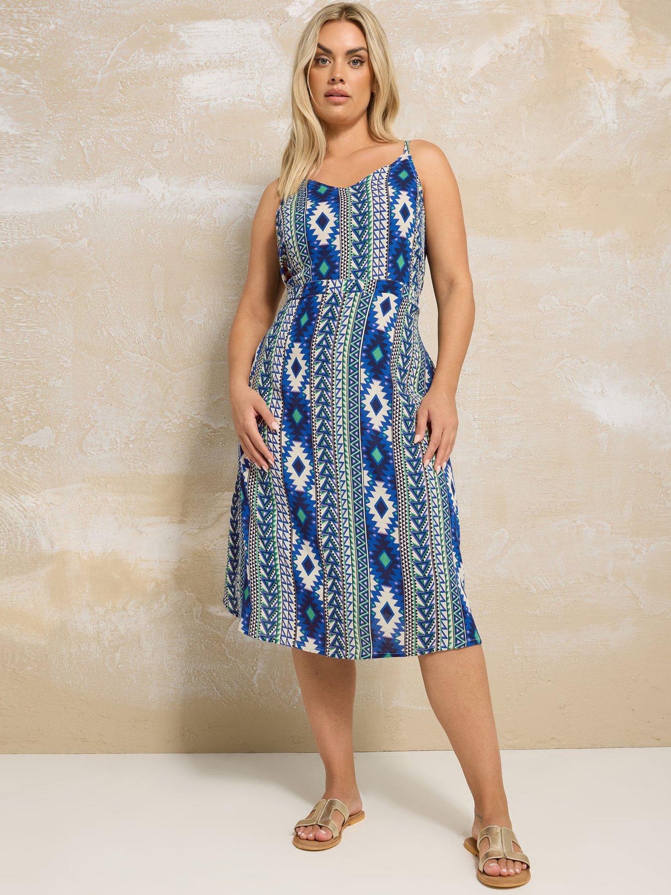 undefined Curve Shirred Back Sundress