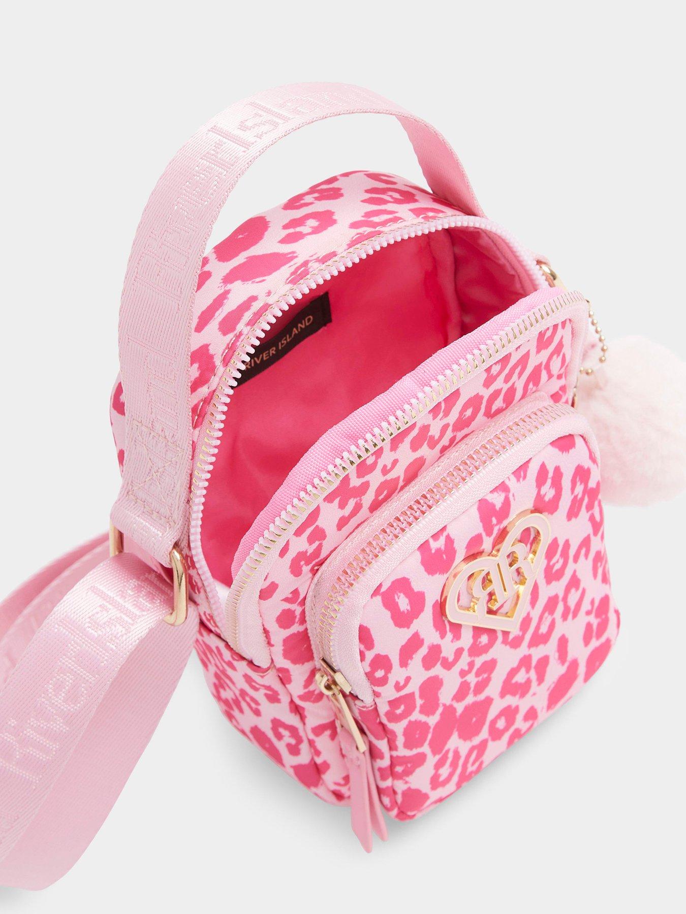 Leopard print backpack river island hotsell