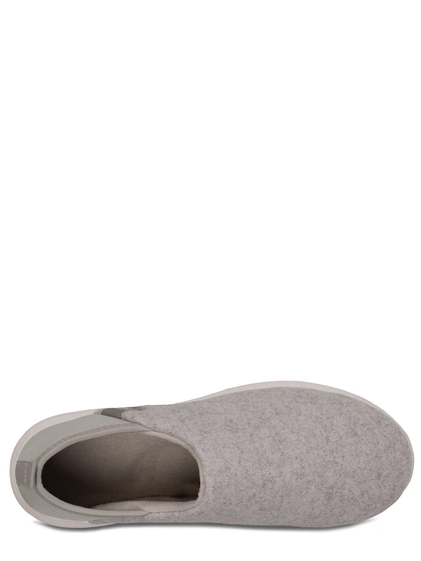 Image 3 of 5 of TOTES Isotoner Isoflex Felt Full Back Slippers - Grey
