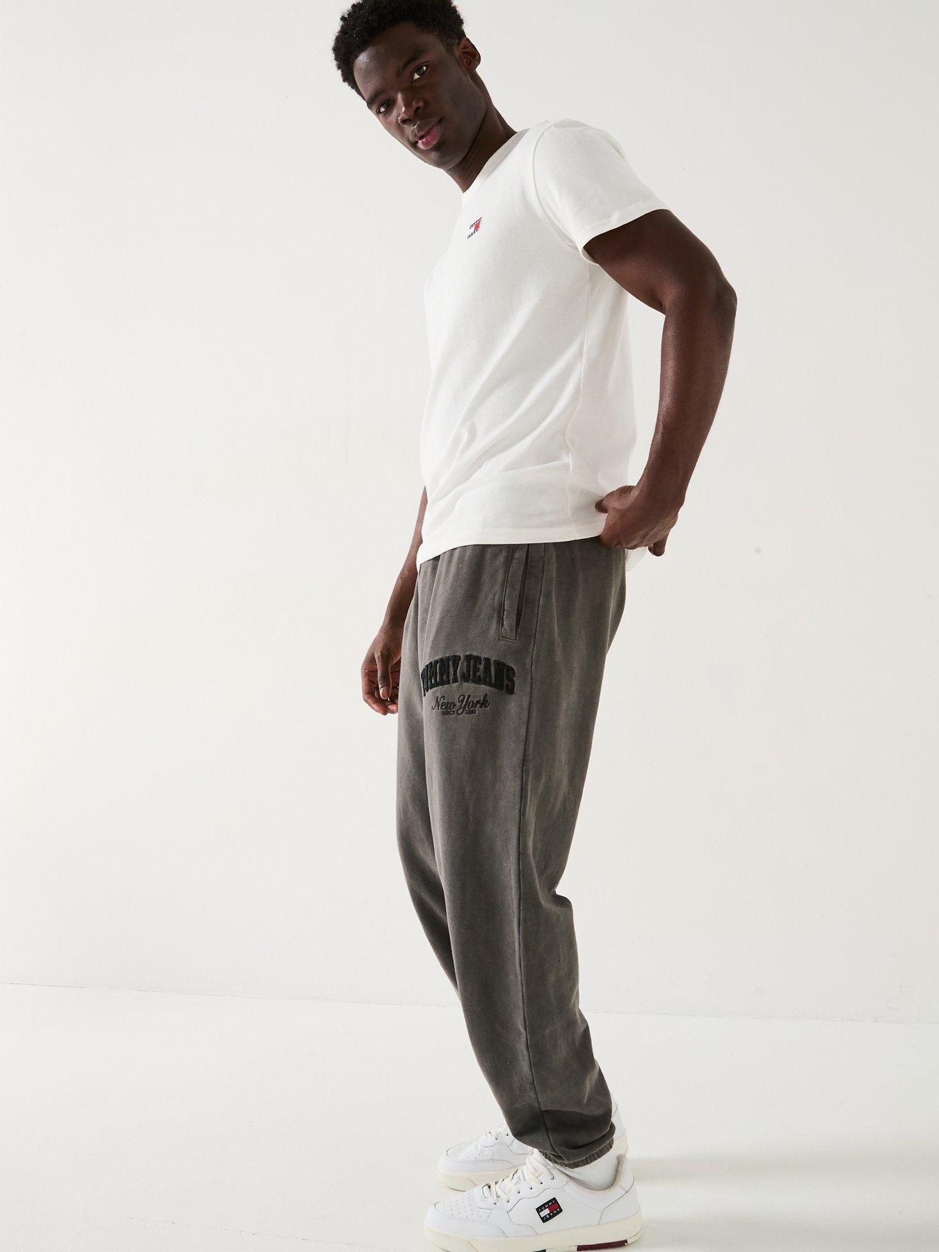 undefined Vintage Varsity Logo Joggers - Black