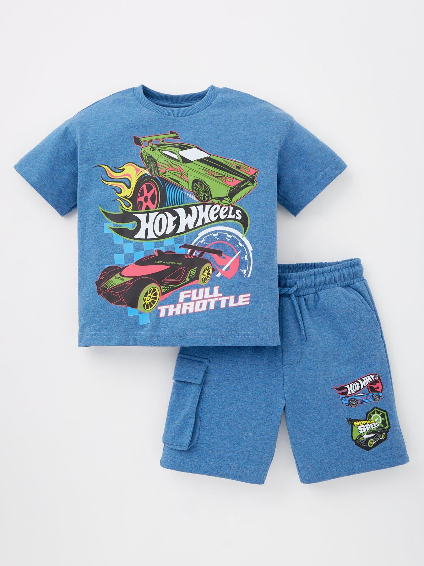 undefined 2 Piece T-Shirt and Short Set - Blue