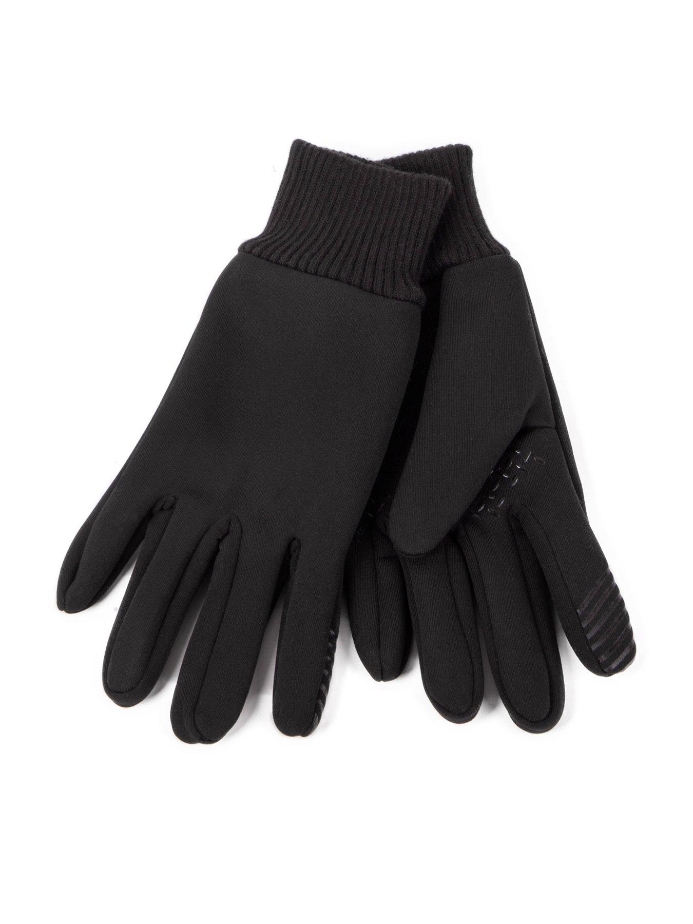 TOTES Stretch Thermal Smartouch Gloves - Black