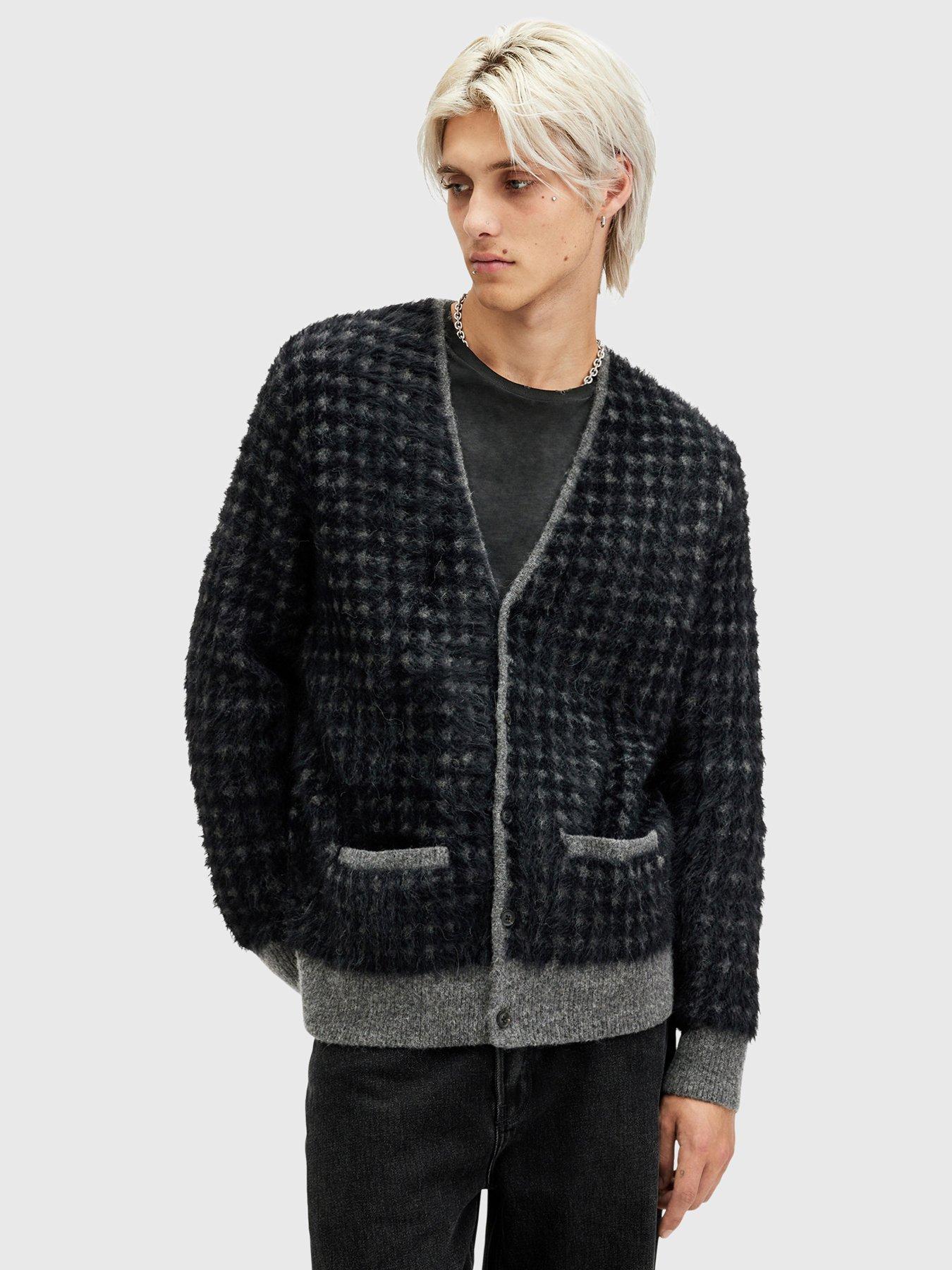 undefined Edgar Knitted Cardigan - Dark Grey