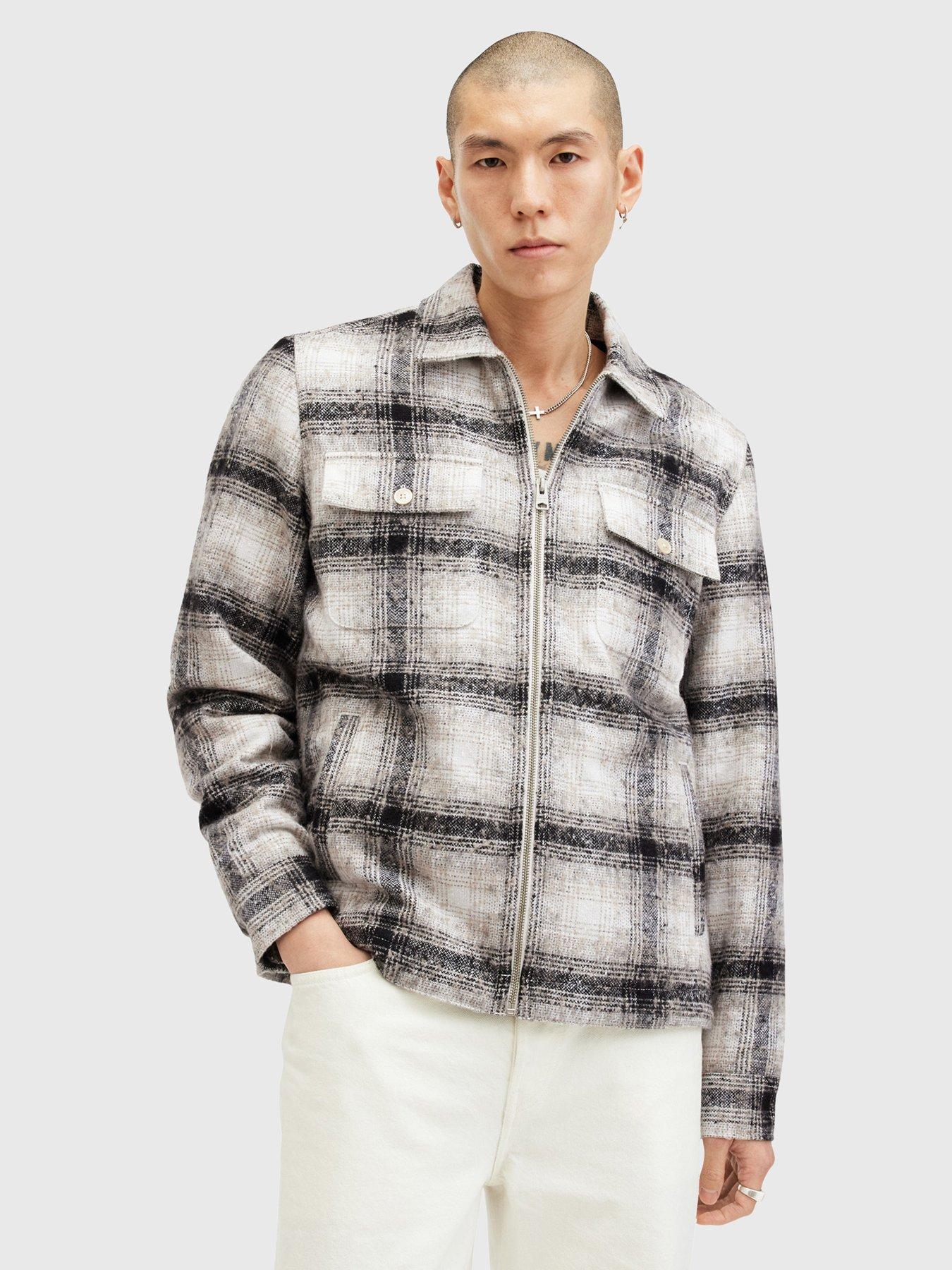 undefined Banshee Check Jacket - Off White