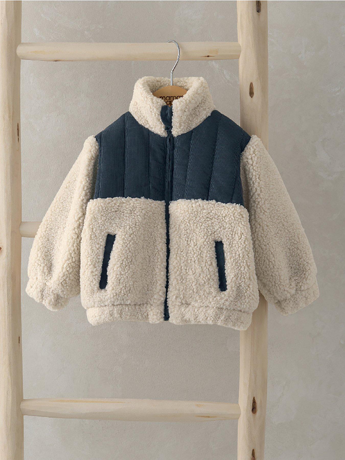 Baby Boys Fleece Jacket Beige