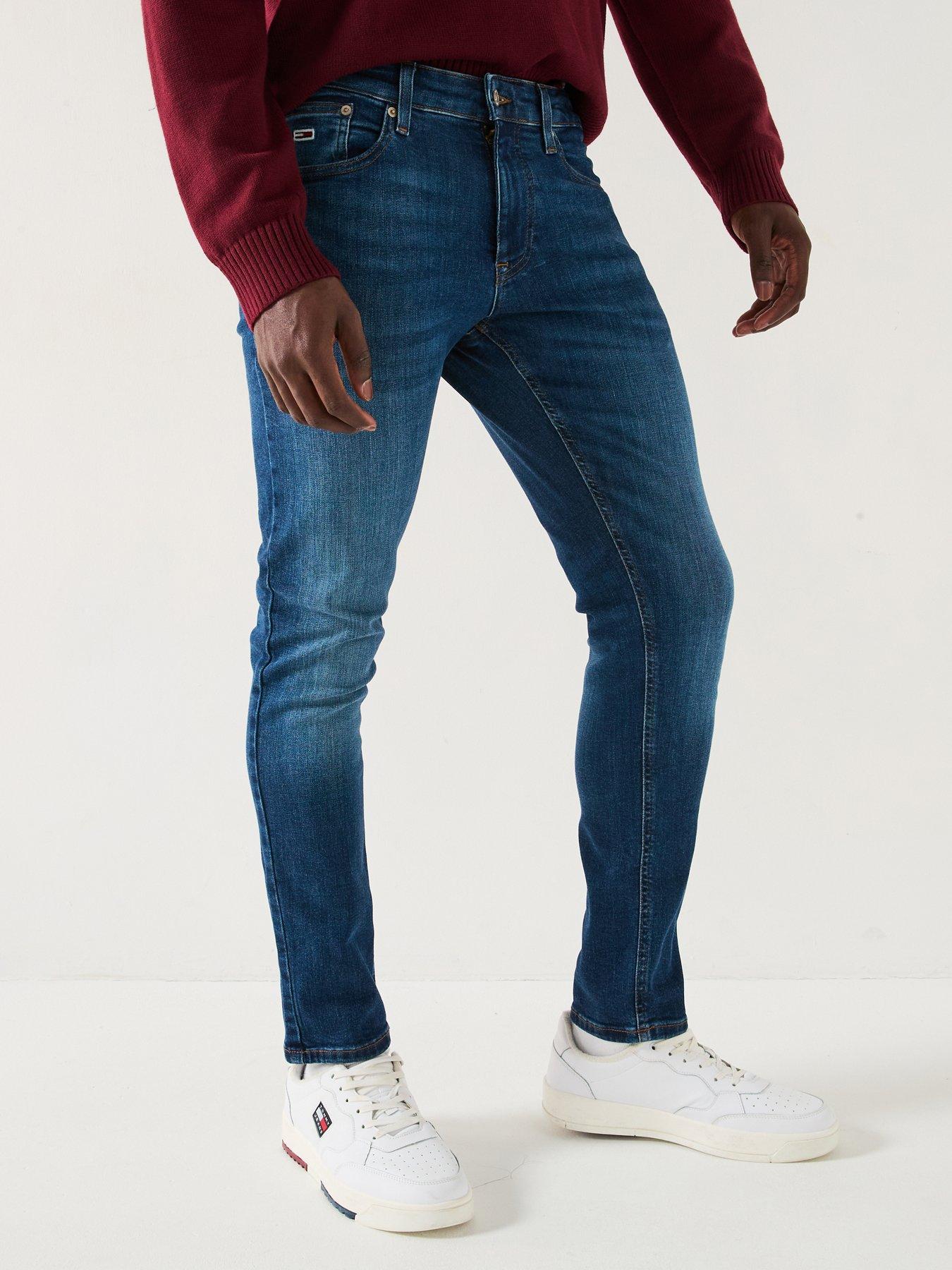 Tommy Jeans Austin Slim Fit Tapered Jeans - Dark Wash