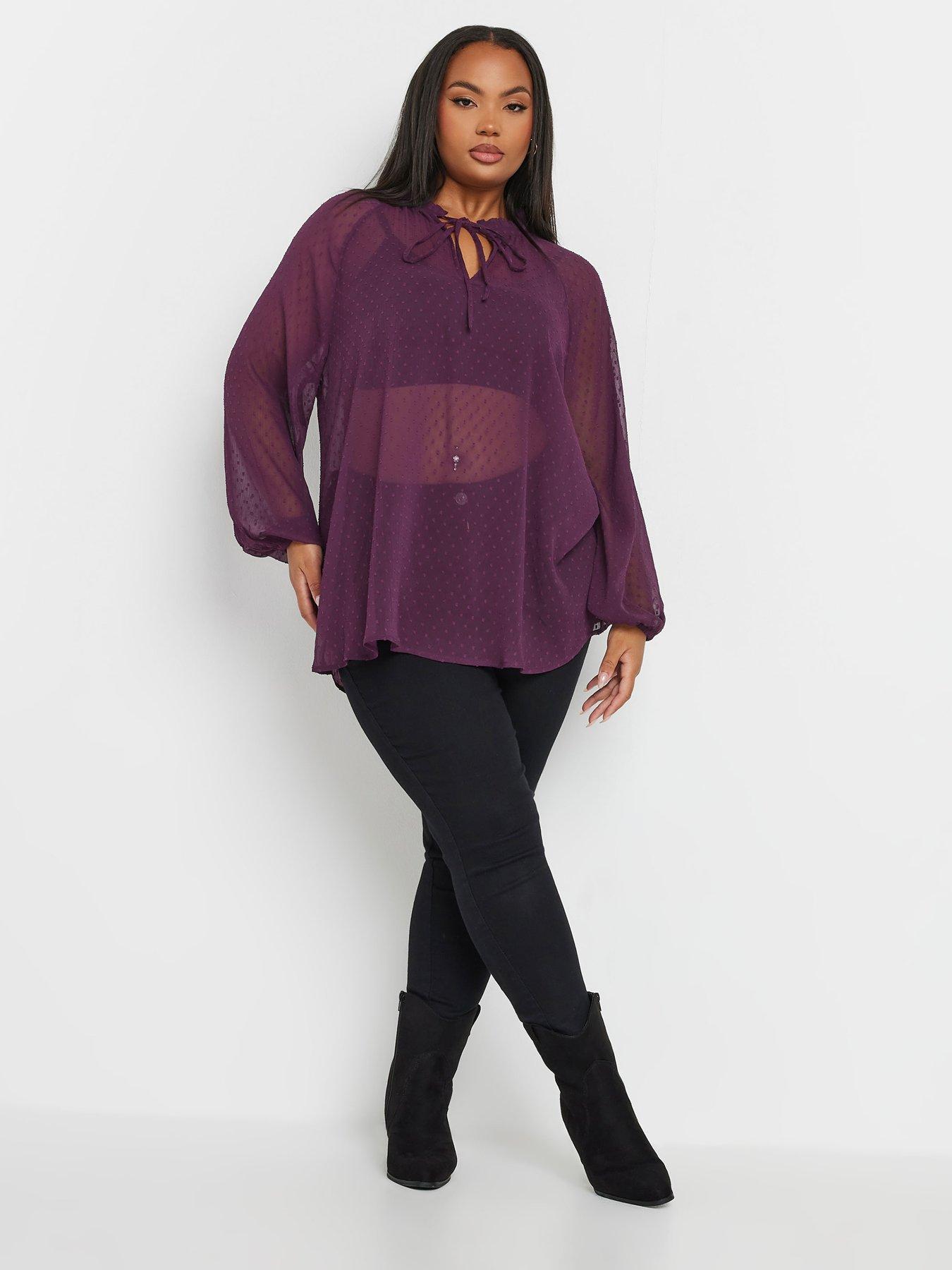 Yours Clothing Plus Chiffon Top Empire Tops For Juniors Plus Size