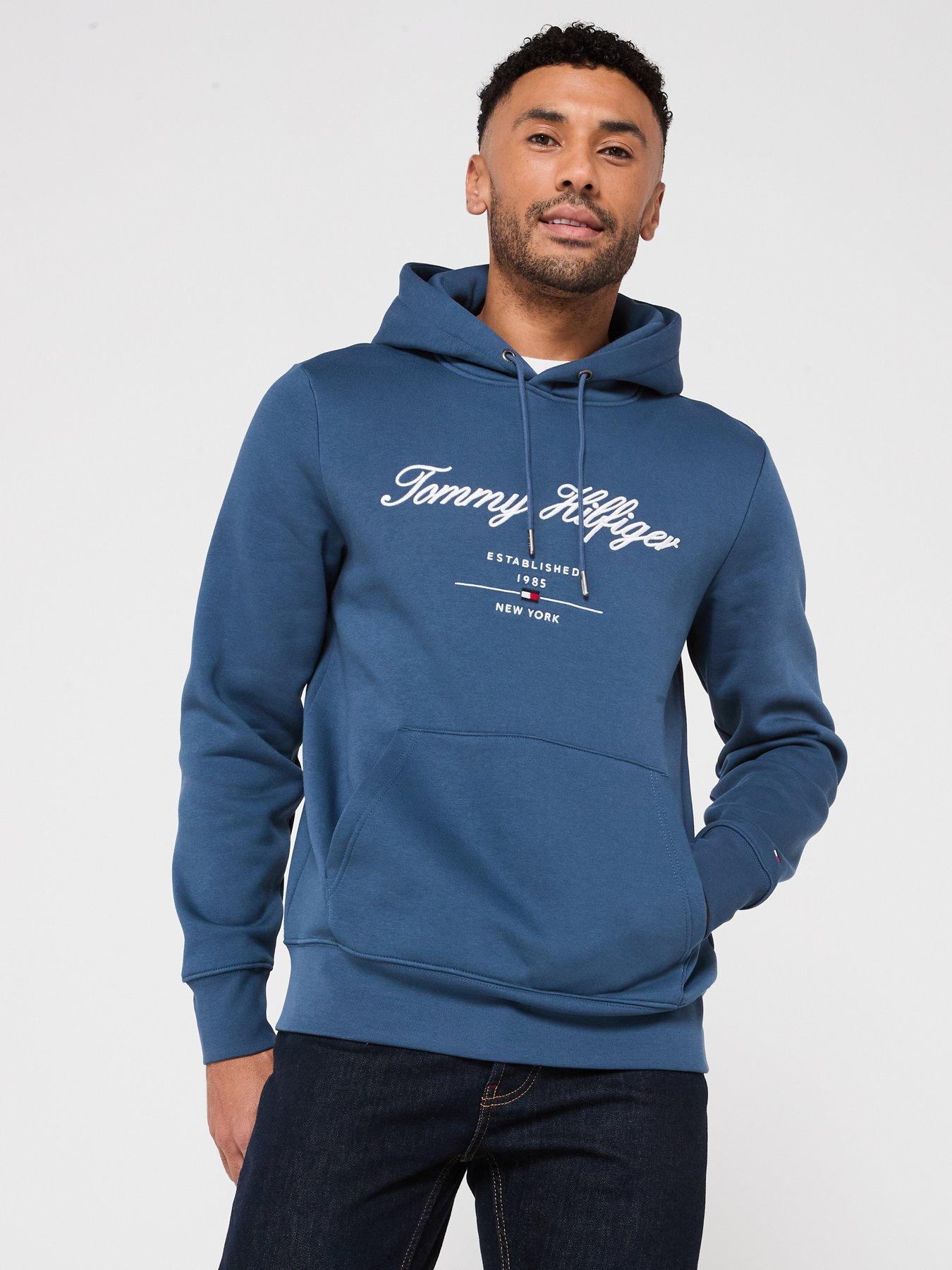 Tommy Hilfiger Jeans Blue Recycled Cotton Hoodie main image 0