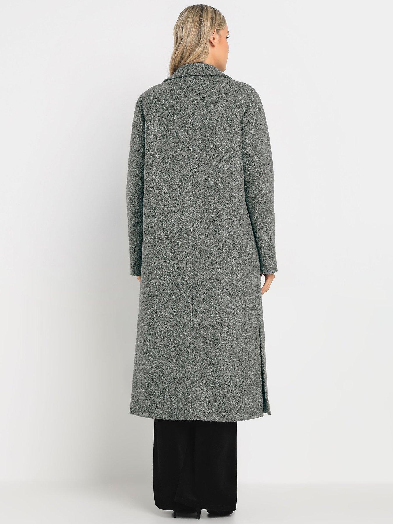 Image 2 of 4 of Long Tall Sally Tailored Coatigan - Grey