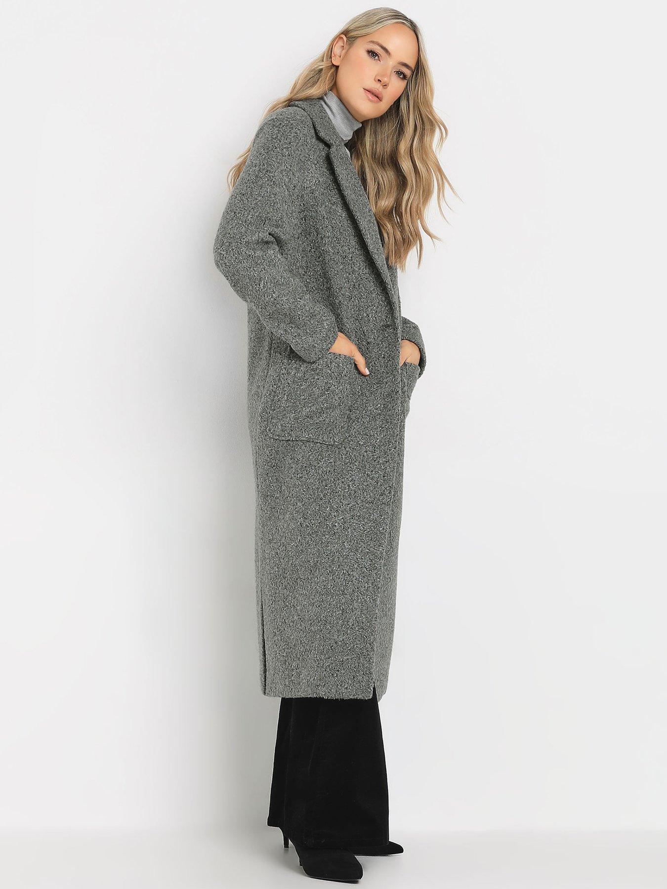 Image 3 of 4 of Long Tall Sally Tailored Coatigan - Grey